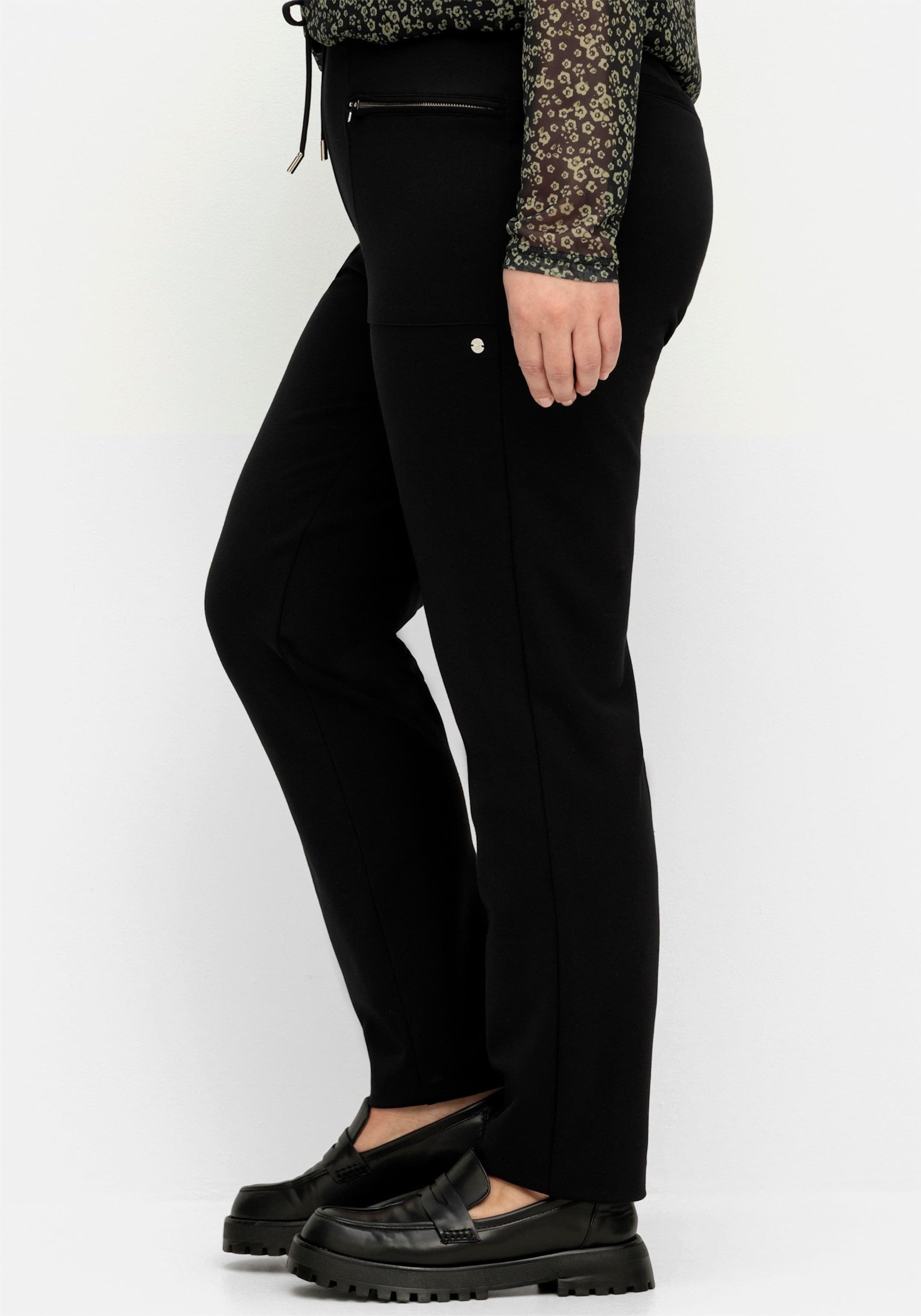 Sheego Jerseyhose Schlupfhose im Cargostil, mit Komfortbund