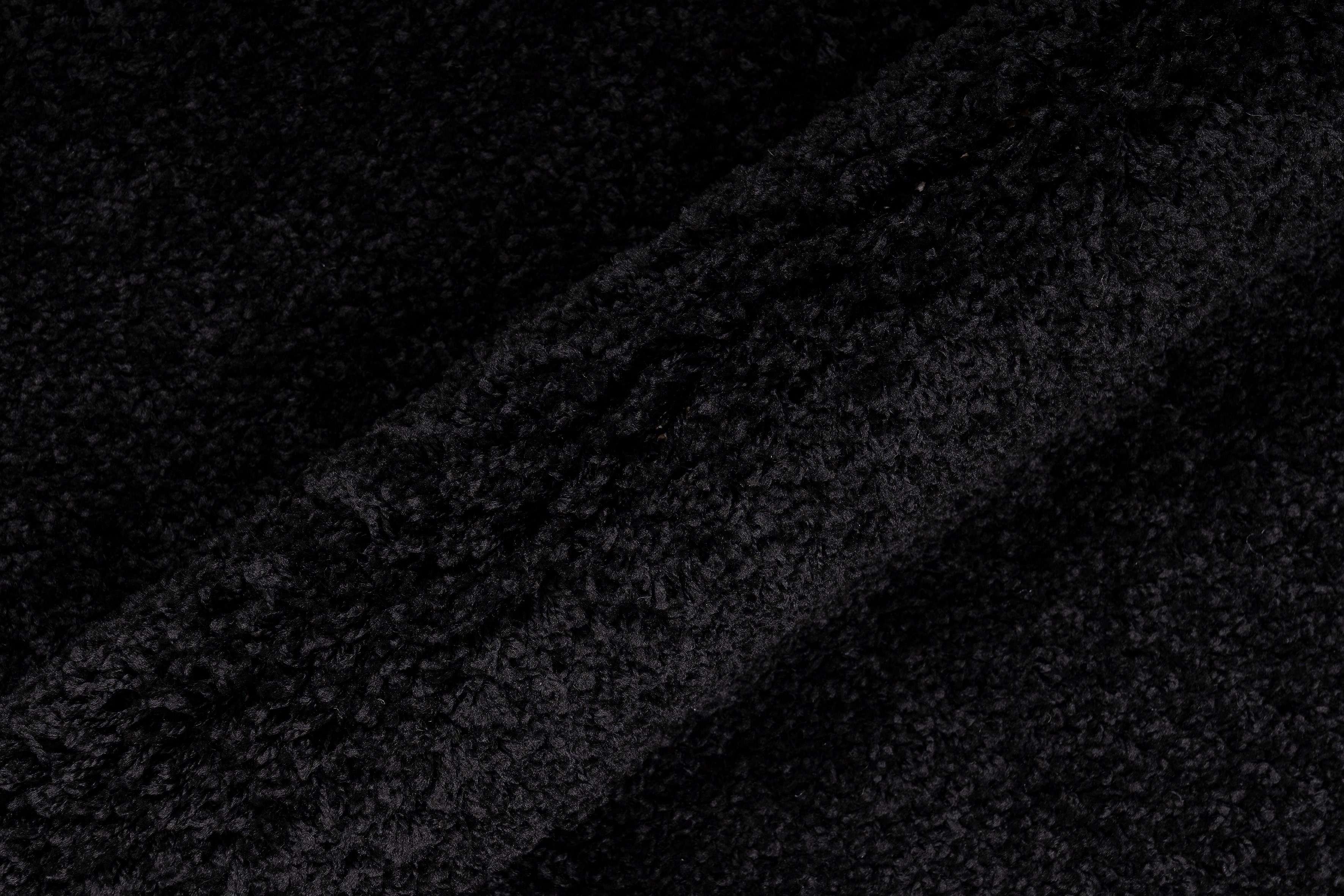OTTO home Hochflor-Teppich Viva Shaggy, in Standard- und Premium-Qualität, 30 mm oder 45 mm Höhe, rund, Uni Farben, einfarbig, weich, kuschelig, Läufer, Kundenl – Bild 4 von 5