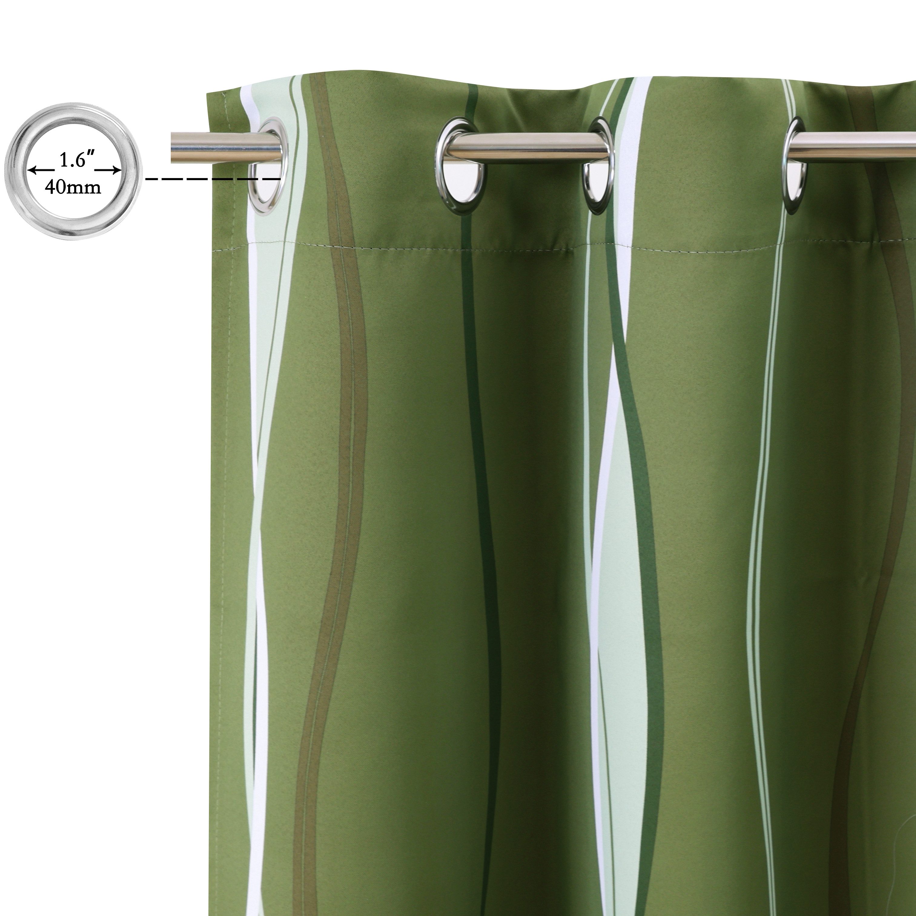 OTTO home Vorhang Dimona Blackout (1 St), Ösen, verdunkelnd, Polyester – Bild 3 von 5
