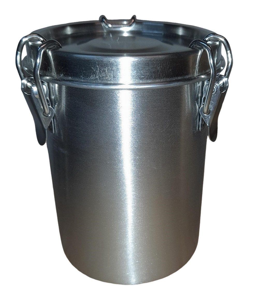 MATEC Germany Ersatzteile Aufbewahrungssystem Vorratsbox Premium Edelstahl 500ml rund auslaufsicher, Edelstahl, Geruchsneutral, wiederverwendbar, Spülmaschinenfest