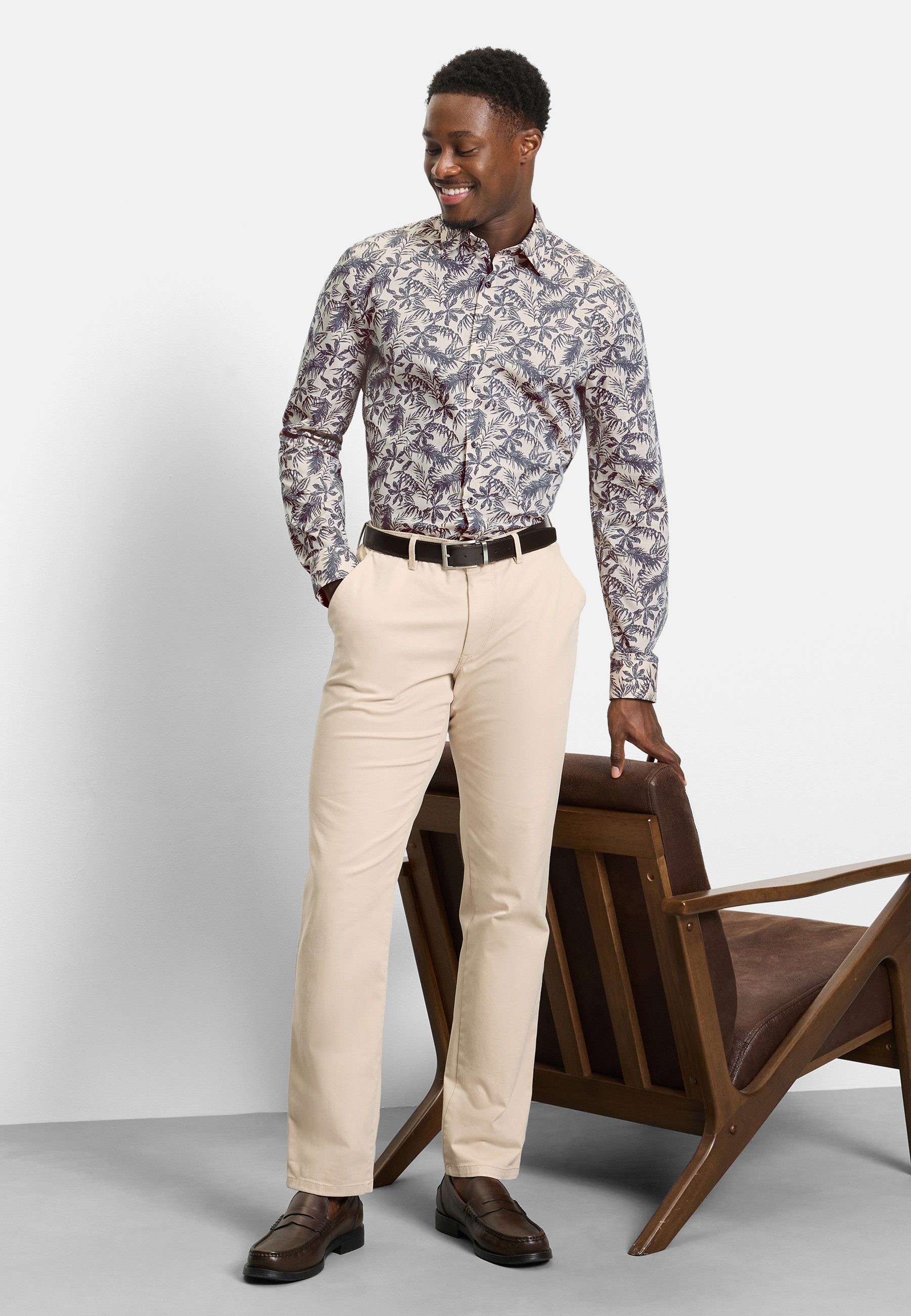 OLYMP Businesshemd OLYMP No. Six, Super Slim, Kent mit extra langem Arm