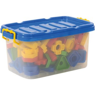 EDUPLAY Lernspielzeug Schraubenset, Kunststoff, inklusive Box