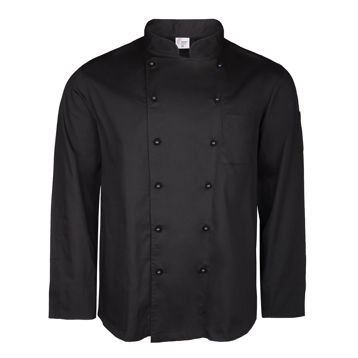 FaPak Collection Kochjacke FaPak XXL schwarze Kochjacke Deluxe