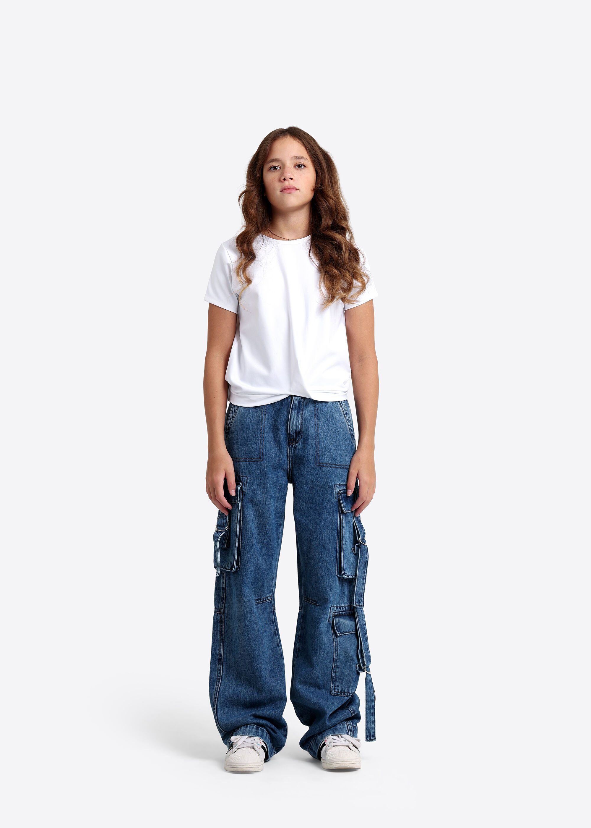 Solang Regular-fit-Jeans mit Cargo-Details