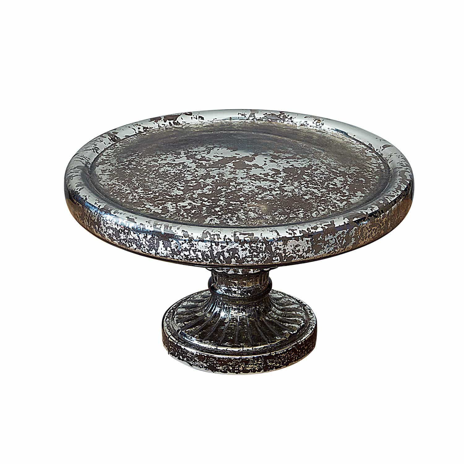 Mirabeau Etagere Etagere Incantesse antikgrau, Glas