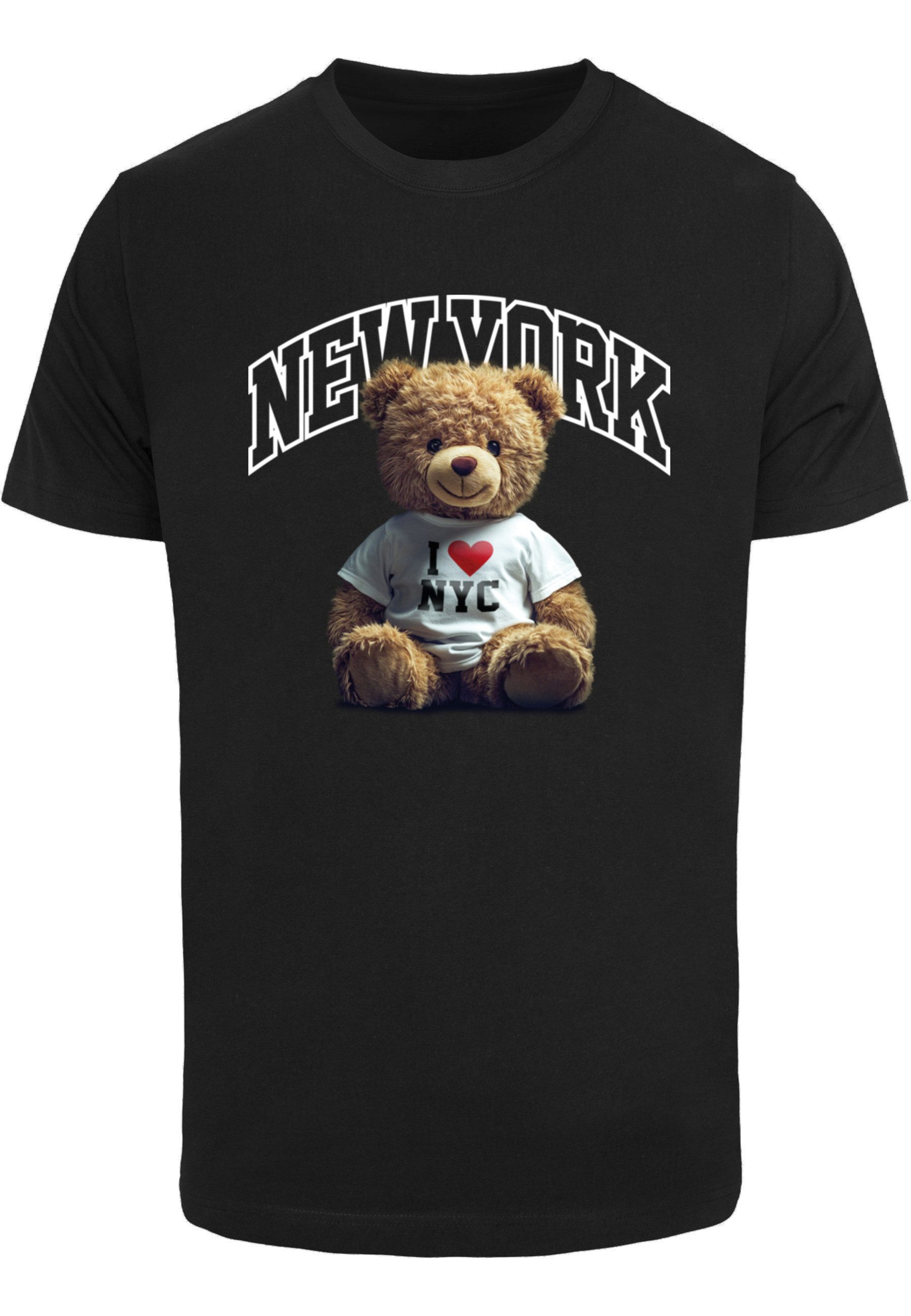 MisterTee T-Shirt MisterTee New York College Bear Tee (1-tlg)