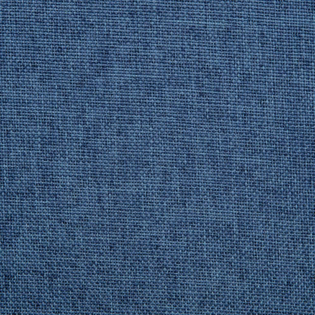 vidaXL Esszimmerstuhl Blau Stoff (2 2 Blau St) Esszimmerstühle | Blau Stk. Drehbar