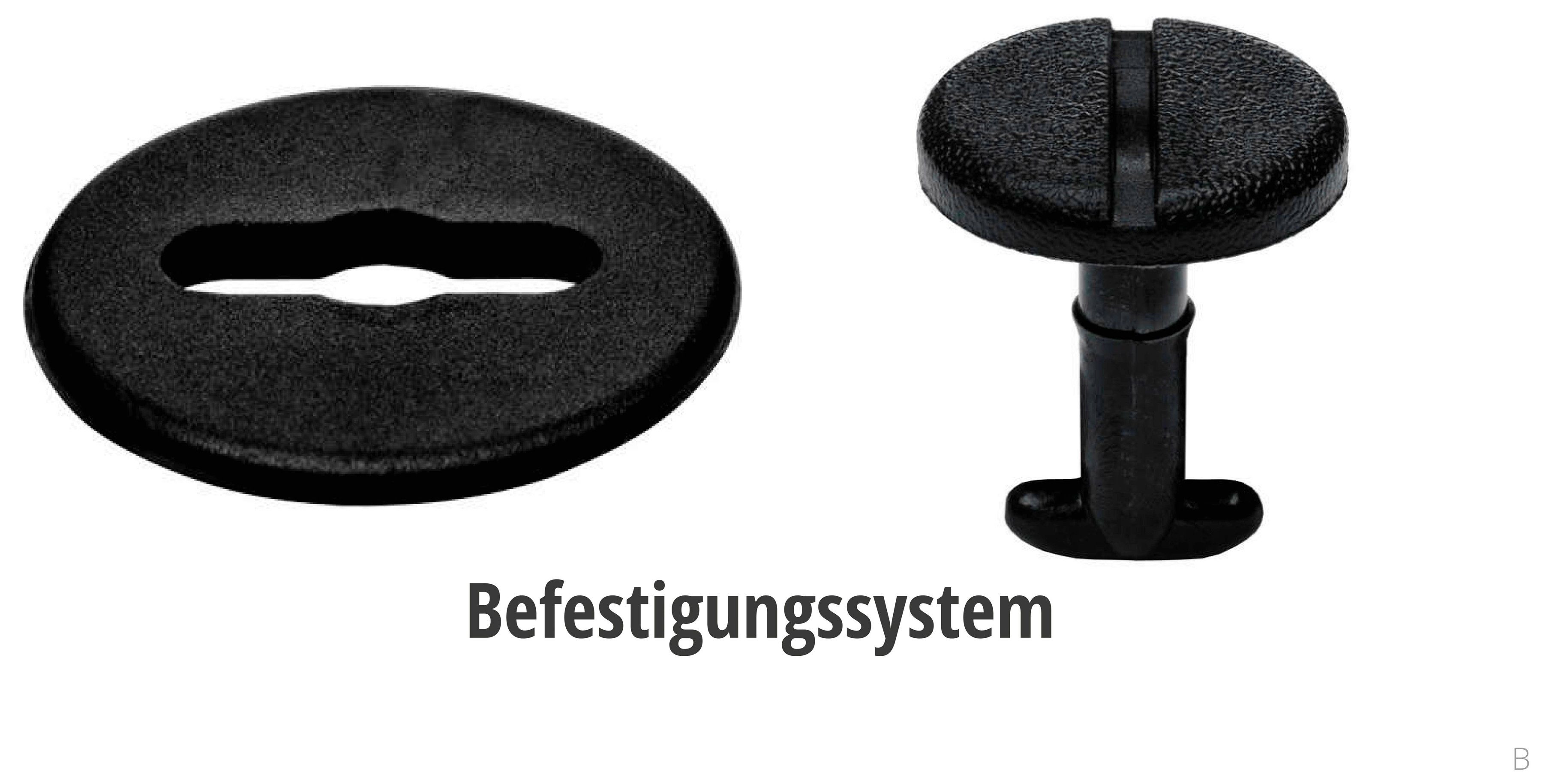 WALSER Passform-Fußmatten Standard (4 St), BMW für X1 (E84) 03/2009-06/2015