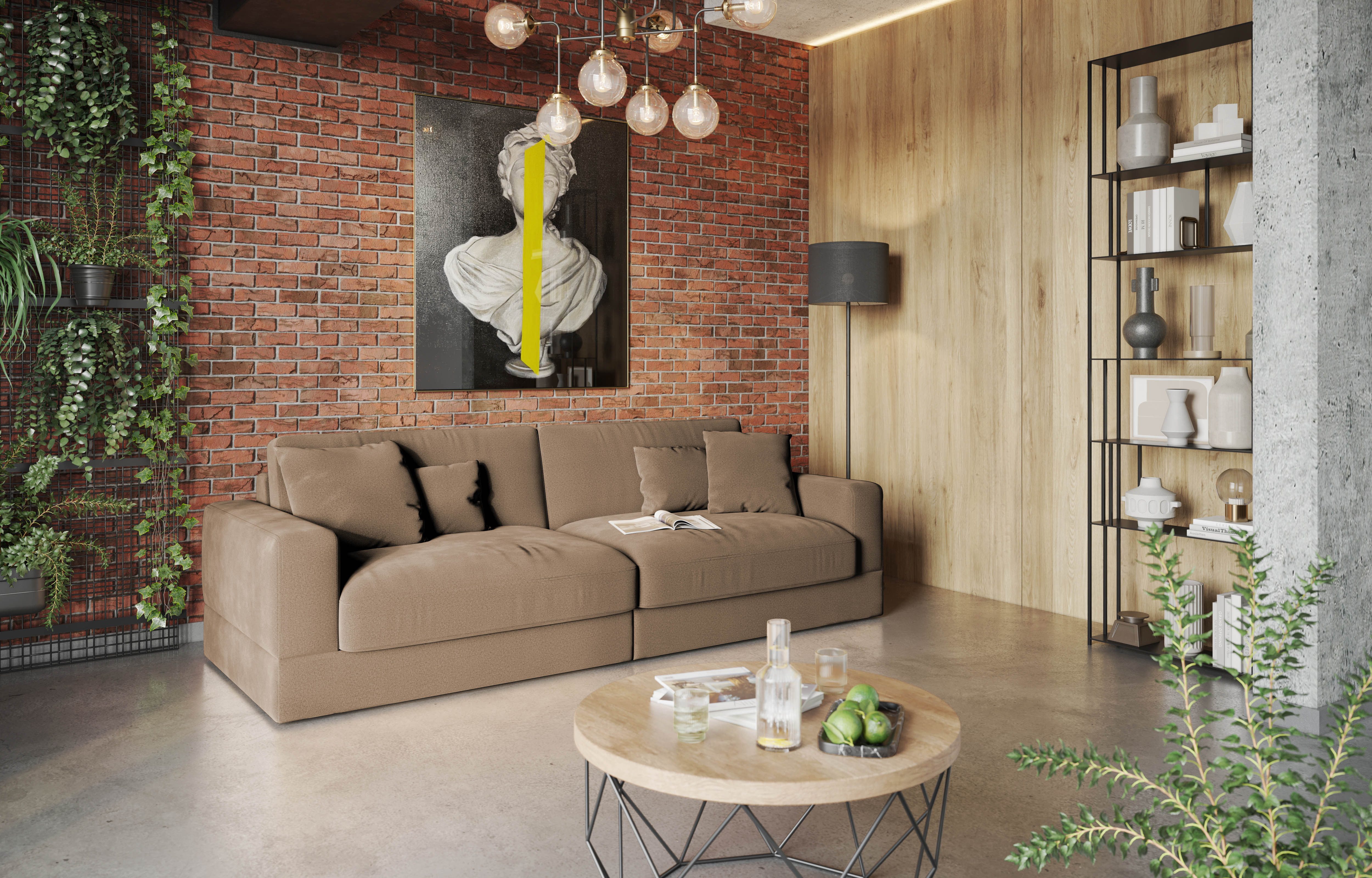 RAUM.ID Big-Sofa Innovid, Modernes Modul-Polsterprogramm