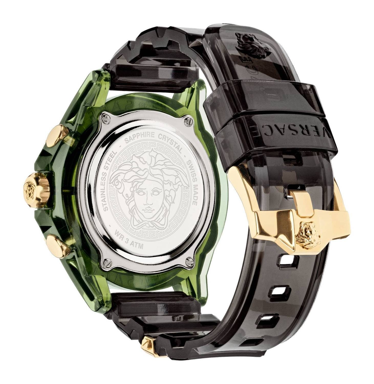 Versace Quarzuhr Versace Herren-Uhren Analog Quarz, Klassikuhr