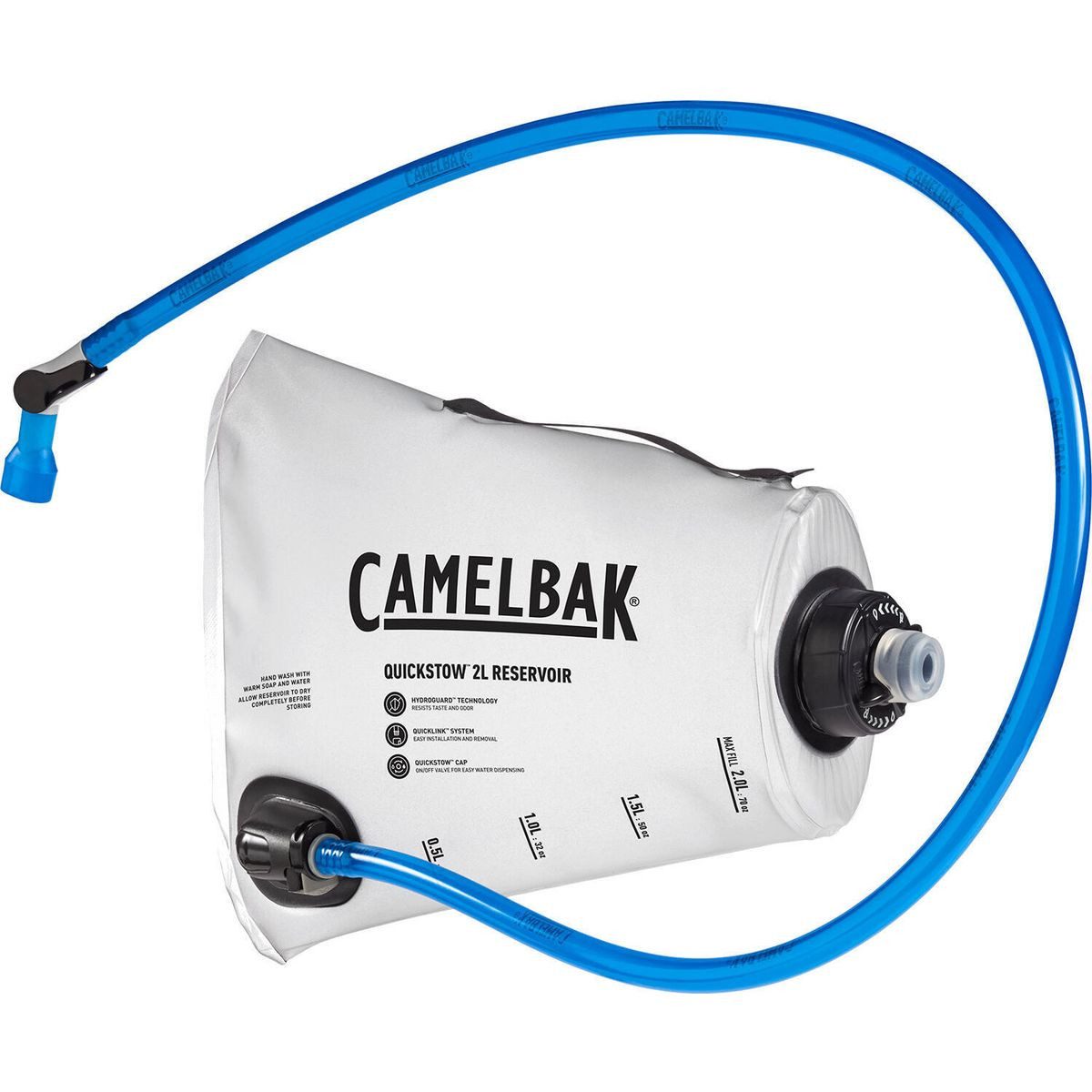 Camelbak Trinkrucksack Quick Stow Bike Reservoir, Ultrakompakt faltbares 2L Reservoir für Reisen und Radfahren, ideal