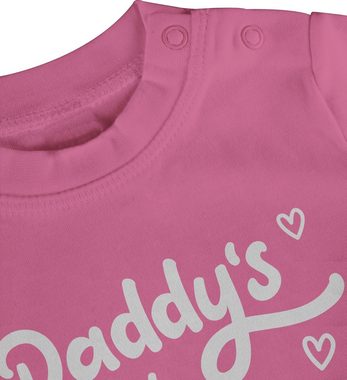 Shirtracer T-Shirt Daddy's little Girl süß weiß Geschenk Vatertag Baby