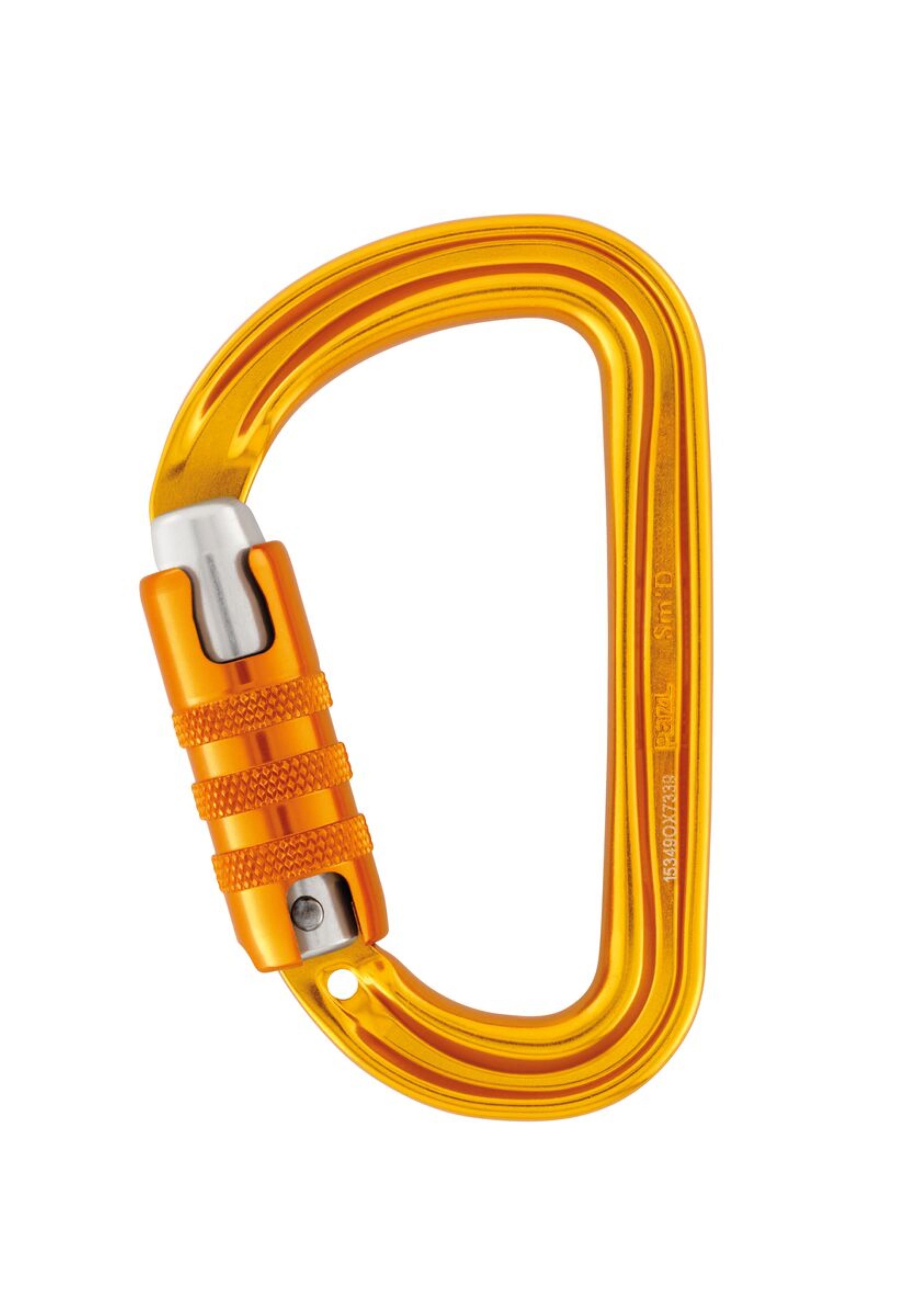 Petzl Karabiner Petzl Sm'D Ultraleichter asymmetrischer Karabiner TRIACT-LOCK, (1 St), für Baumpfleger