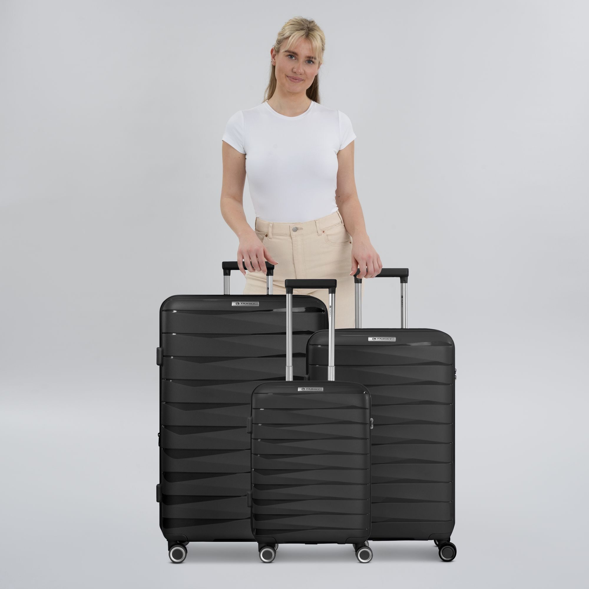Franky Trolleyset London, 4 Rollen, (3-teilig, günstig online kaufen