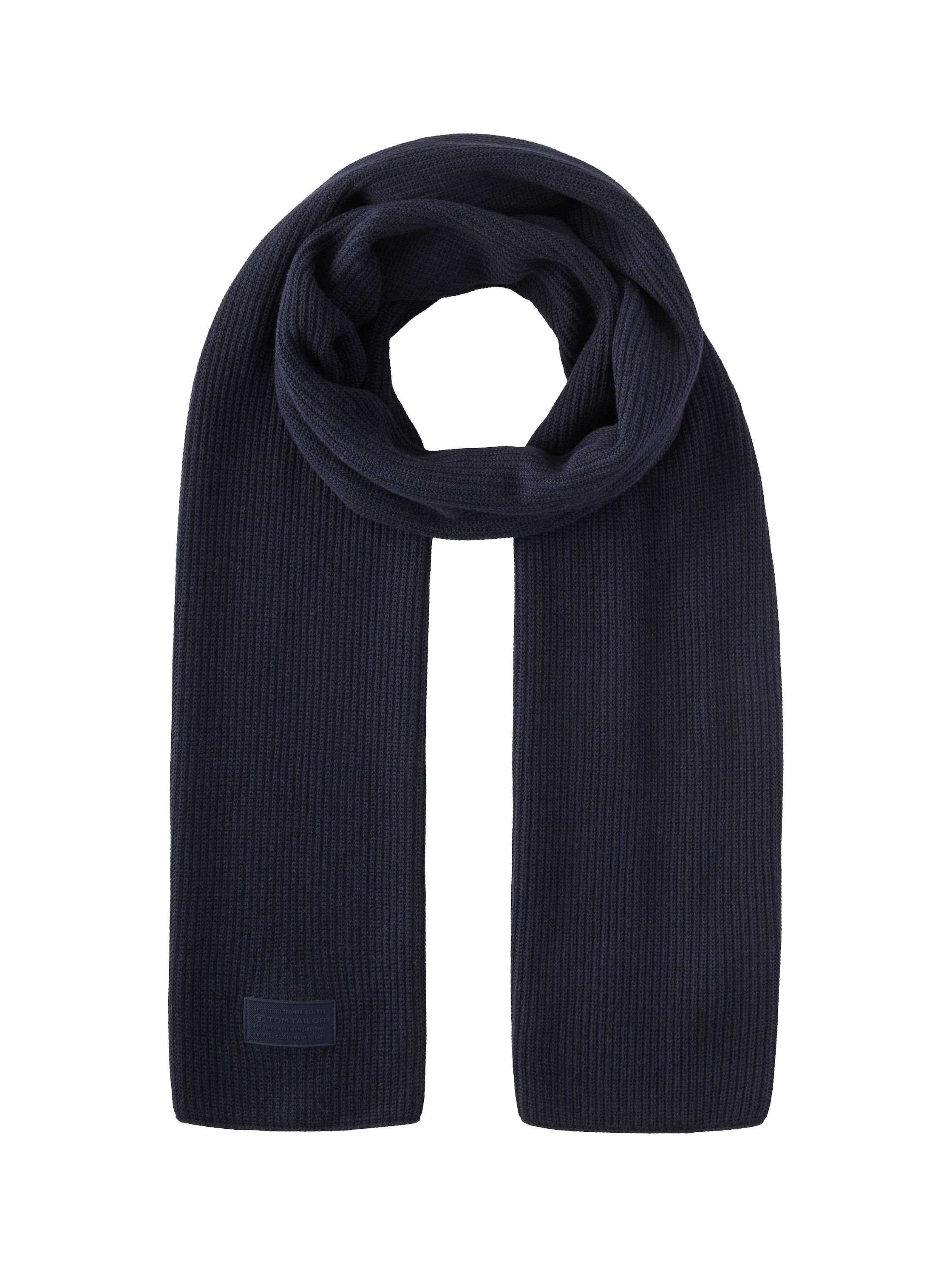 TOM TAILOR Halstuch knitted navy melange