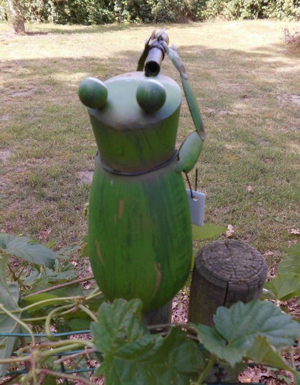 Deko-Impression Tierfigur Zaunfigur Zaunhocker witziger Frosch günstig online kaufen