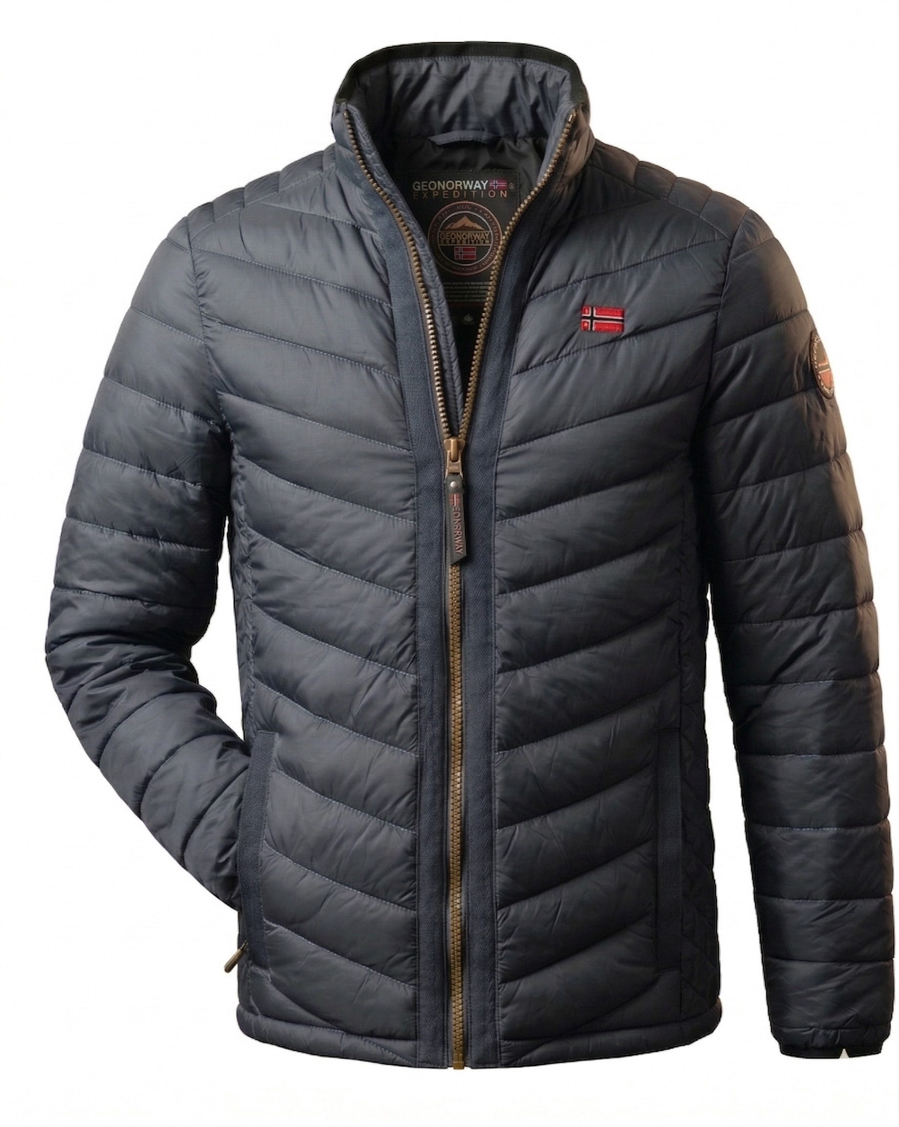 Geographical Norway Steppjacke leichte Übergangsjacke für Frühling & Herbst (1-St) winddicht und wasserabweisend