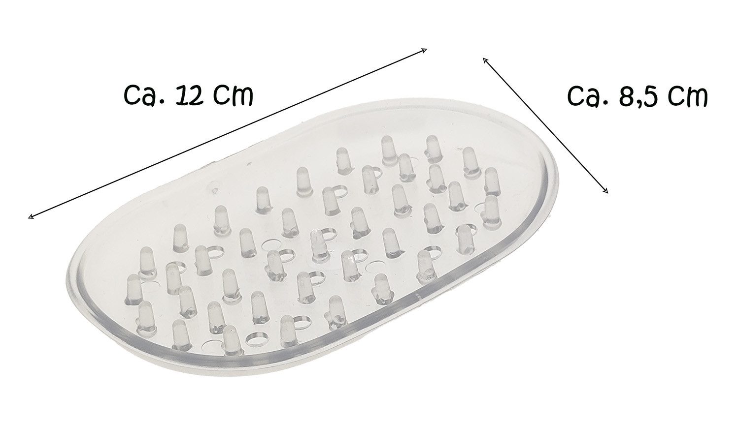 varivendo Seifenablage Seifen-Igel 2er Set transparent Seifenablage Bad Küc günstig online kaufen
