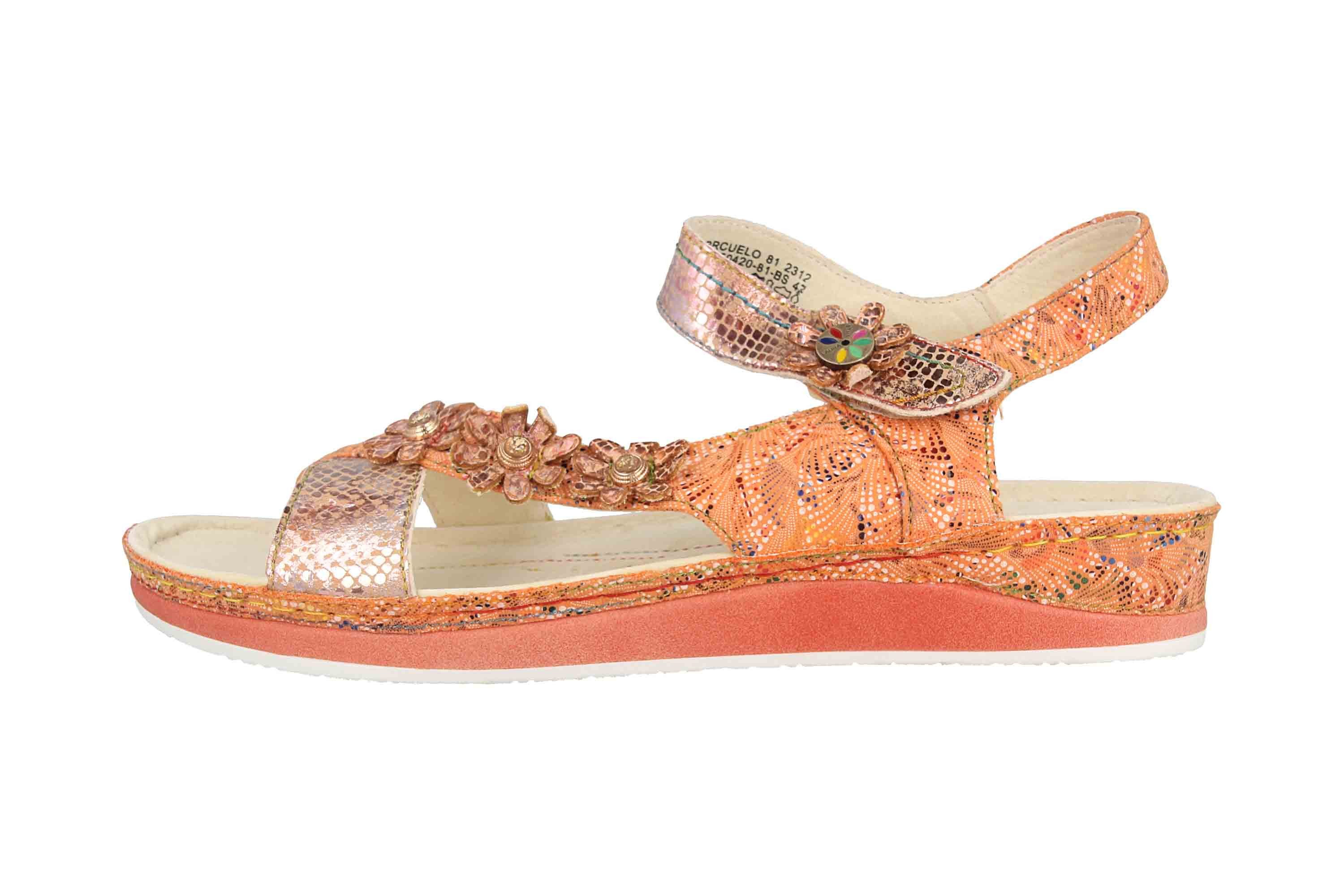 LAURA VITA BRCUELO 81 Orange Sandale