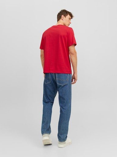 Jones SS JJECORP true red LOGO & PLAY TEE Jack O-NECK NOOS Rundhalsshirt