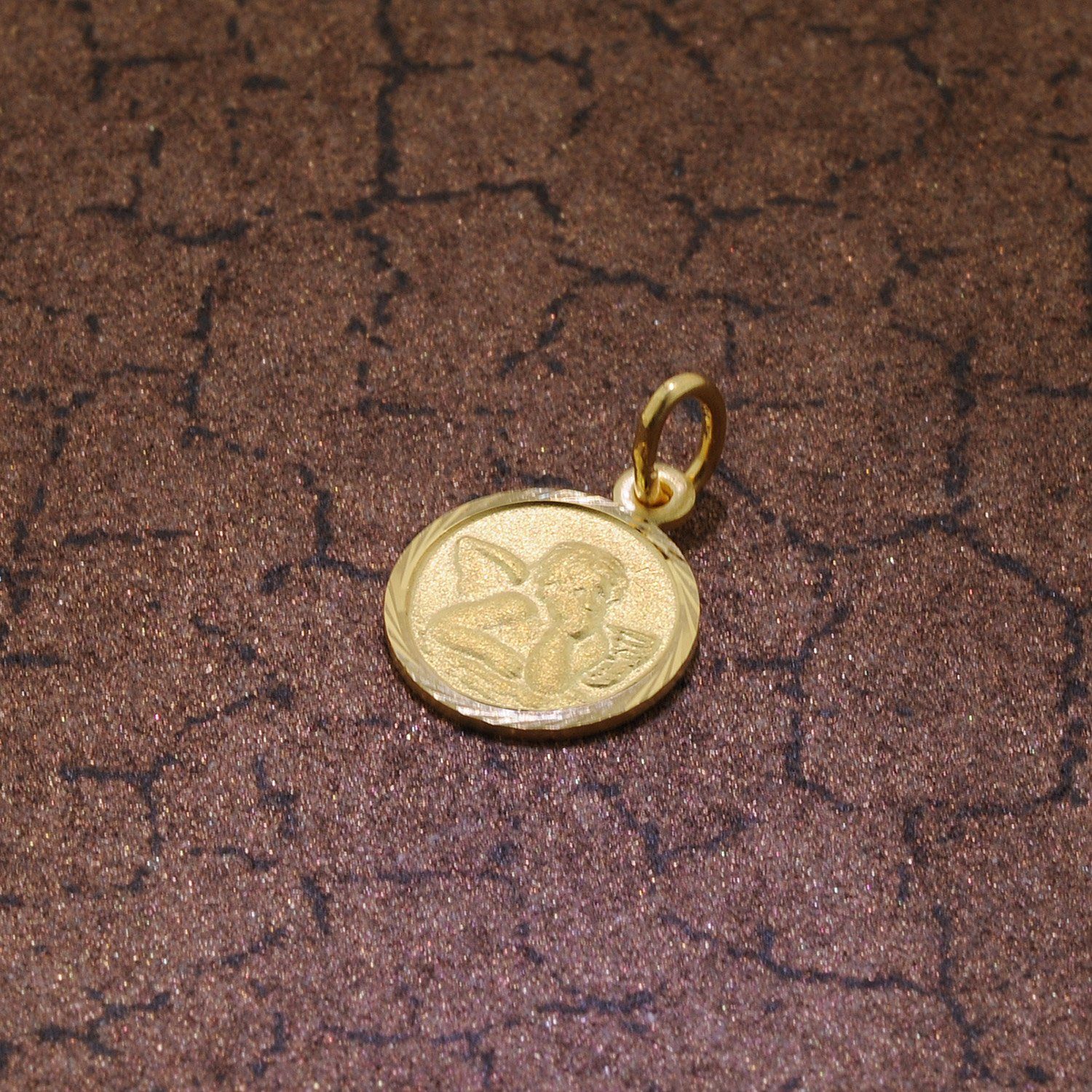 trendor Engelanhänger 08618, Schutzengel Anhänger Gold 585