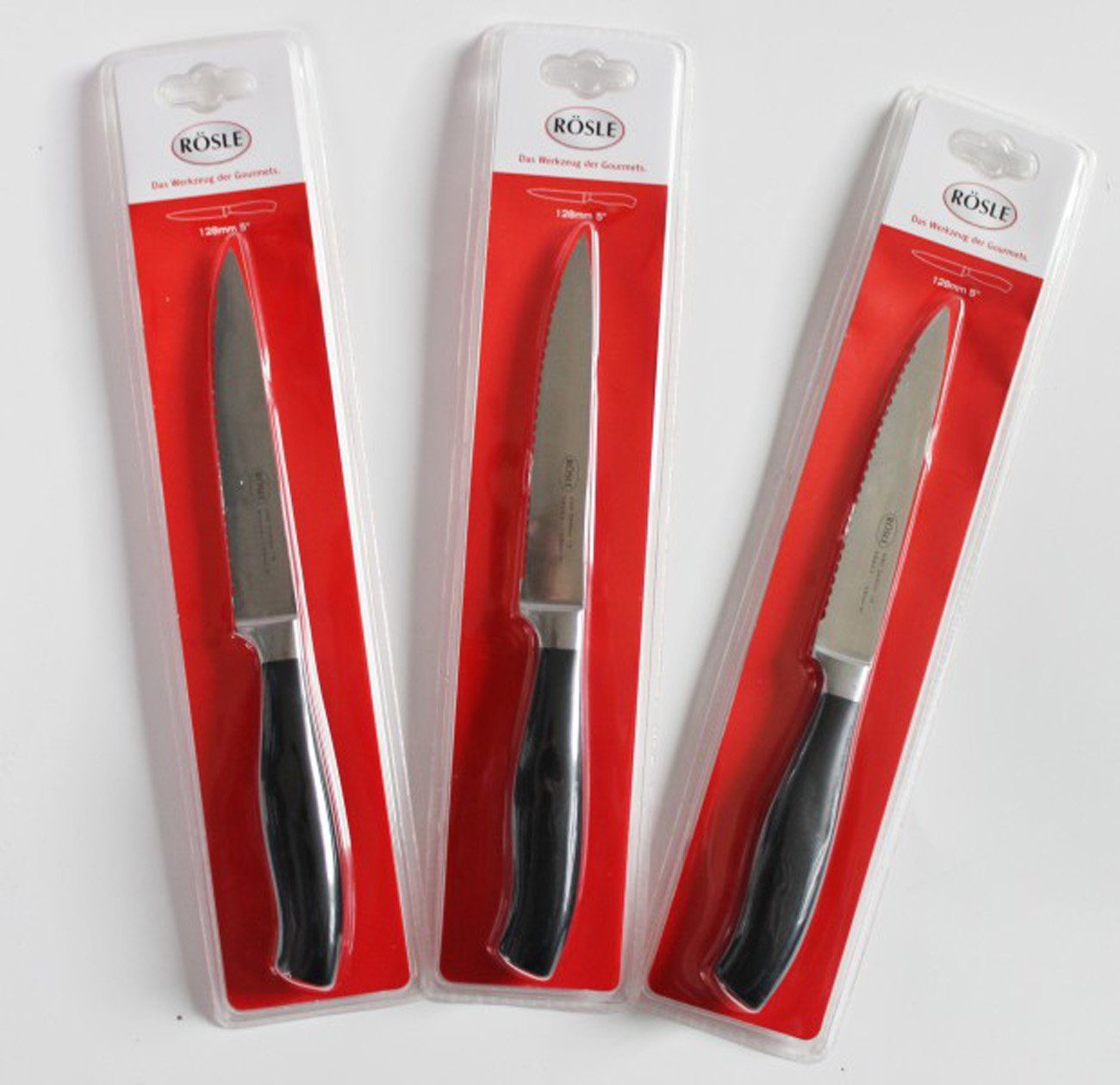 myMAW Brotmesser 3 RÖSLE Messer 128 mm Küchenmesser Universalmesser Allzweckmesse…