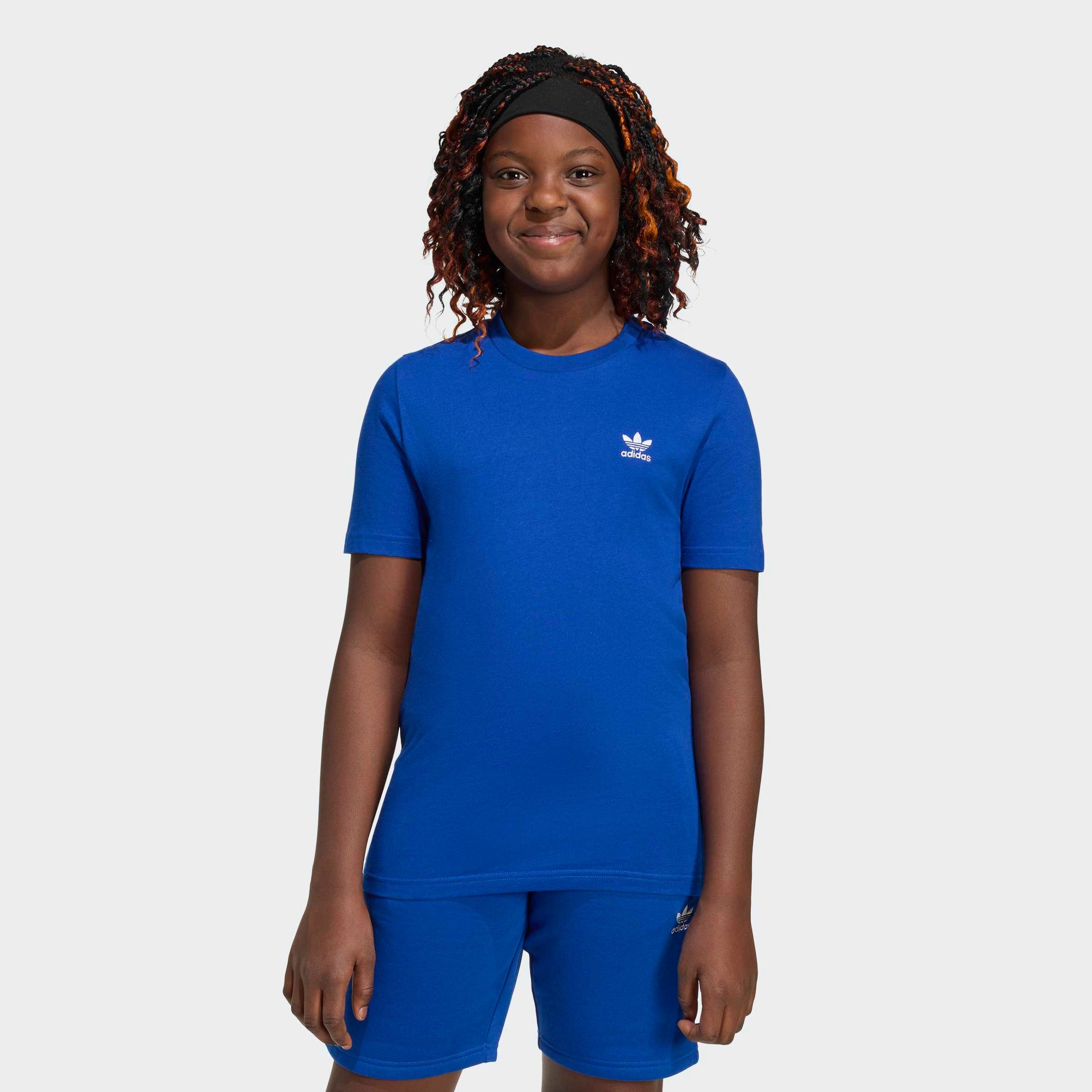 adidas Originals T-Shirt für Kinder und Teens, mit gerippten Details, mit Rundhalsausschnitt