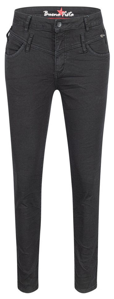 Buena Vista Stretch-Jeans BUENA VISTA FLORIDA CROPPED black 2508 B5912 601.014 - Cozy Denim