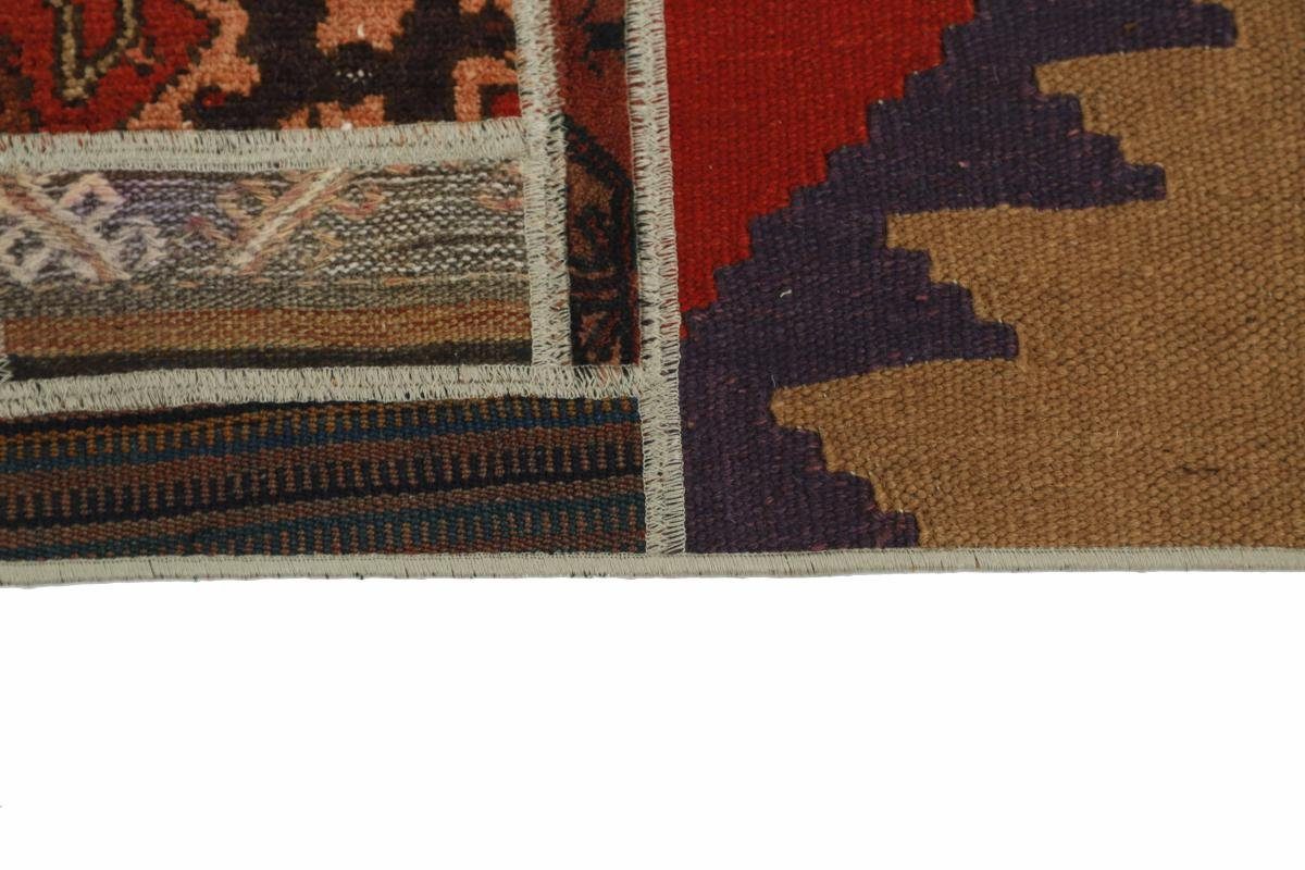 Orientteppich Patchwork Trading, mm Nain Höhe: rechteckig, 4 Perserteppich, Kelim Orientteppich 139x201 Handgewebter /