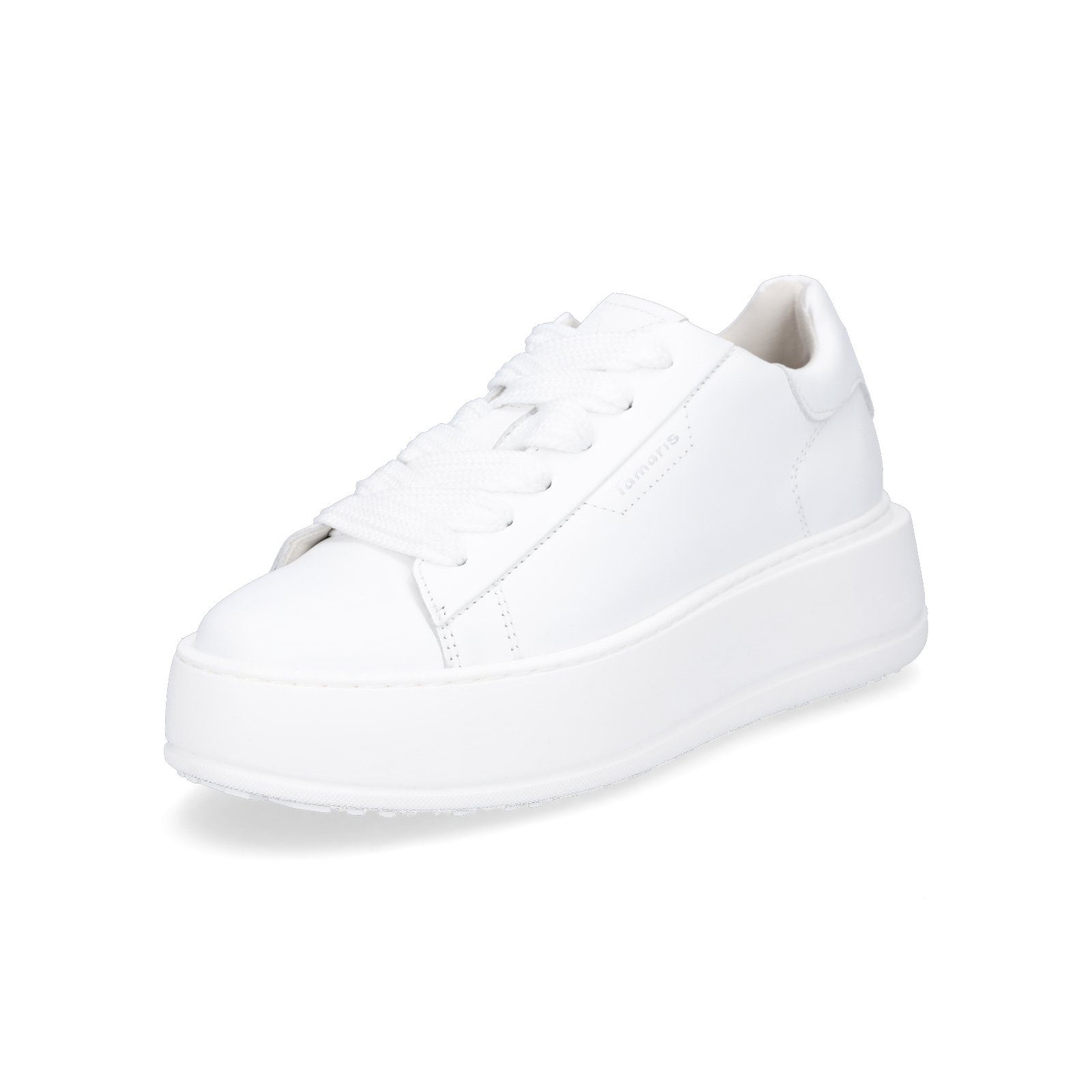 Tamaris Tamaris Damen Plateau Sneaker weiß Sneaker, Urban-Sneaker,  Athleisure-Look, Memofußbett