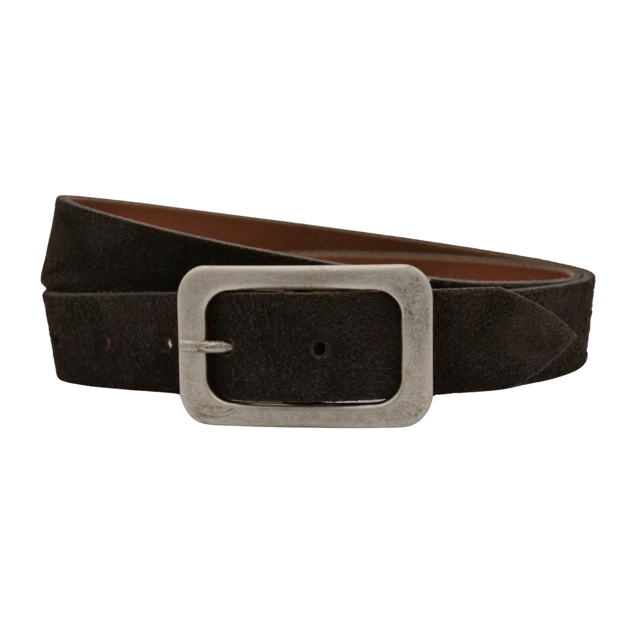 AnnaMatoni Ledergürtel AnnaMatoni Damen Ledergürtel in hochwertigem Velour günstig online kaufen