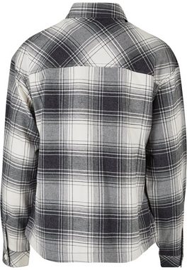 URBAN CLASSICS Klassische Bluse Urban Classics Damen Ladies Oversized Check Shirt