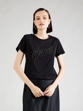 Guess T-Shirt (1-tlg) Weiteres Detail, Pailletten