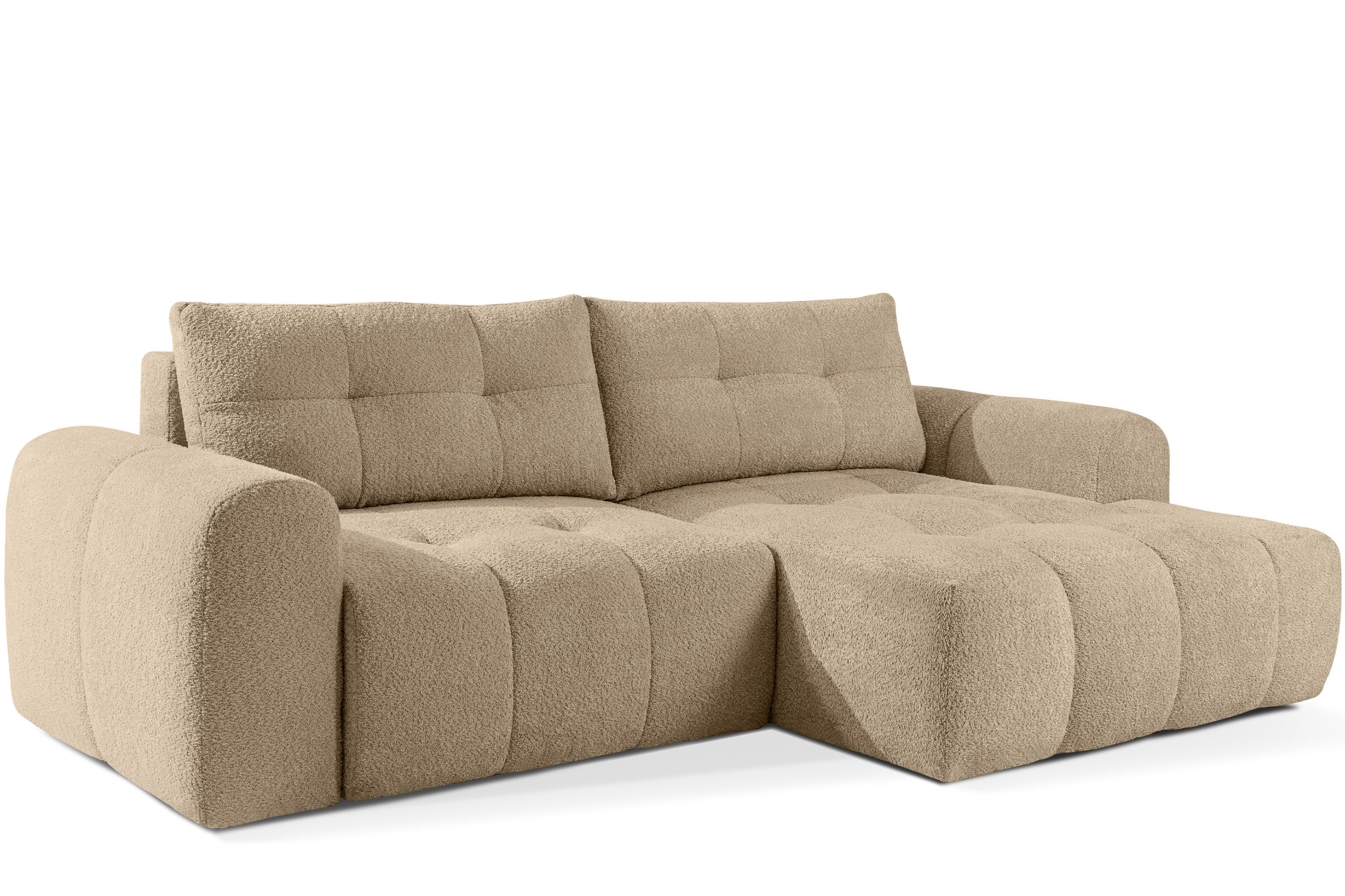 KONSIMO® Ecksofa RAVIA mit Schlaffunktion, Modern-Stil, günstig online kaufen