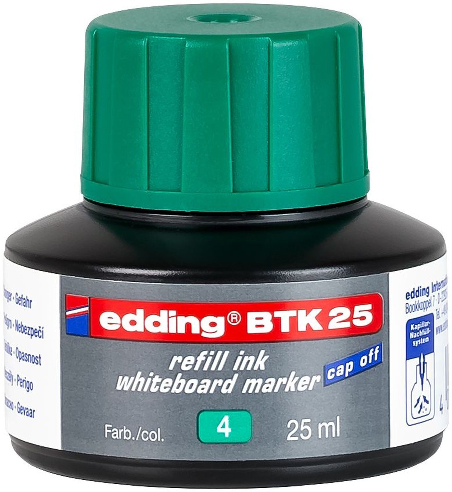 edding Füllhalter Nachfülltinte edding BTK 25 für edding Boardmarker 25ml grün