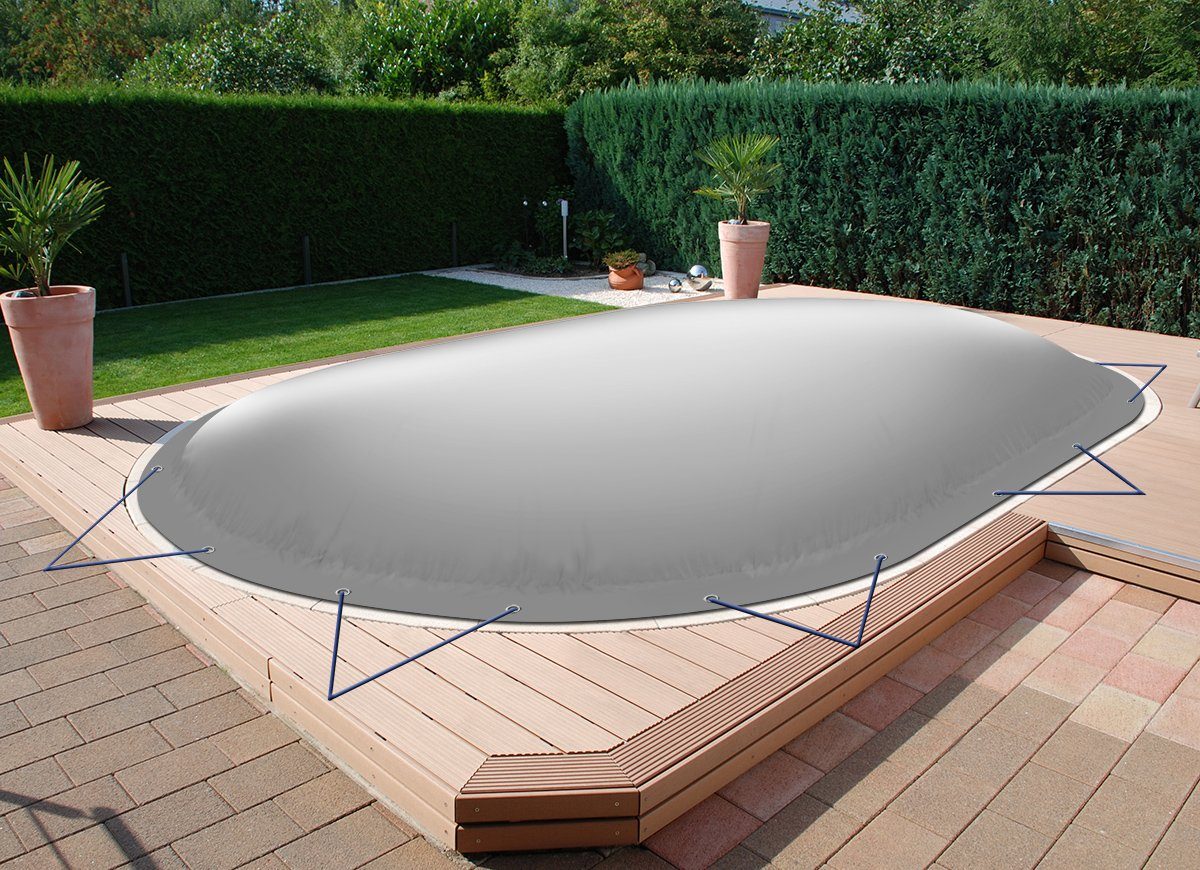 AirDeluxe Pool-Abdeckplane Ovale aufblasbare Poolplanen Schwimmbad günstig online kaufen