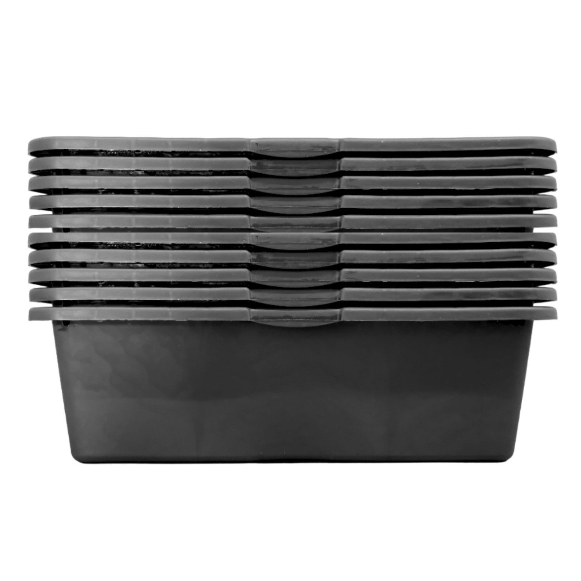 ViD Baueimer 10 Stück Betonkübel/Mörtelkübel 40 Liter, 70 x 40 x 22 cm