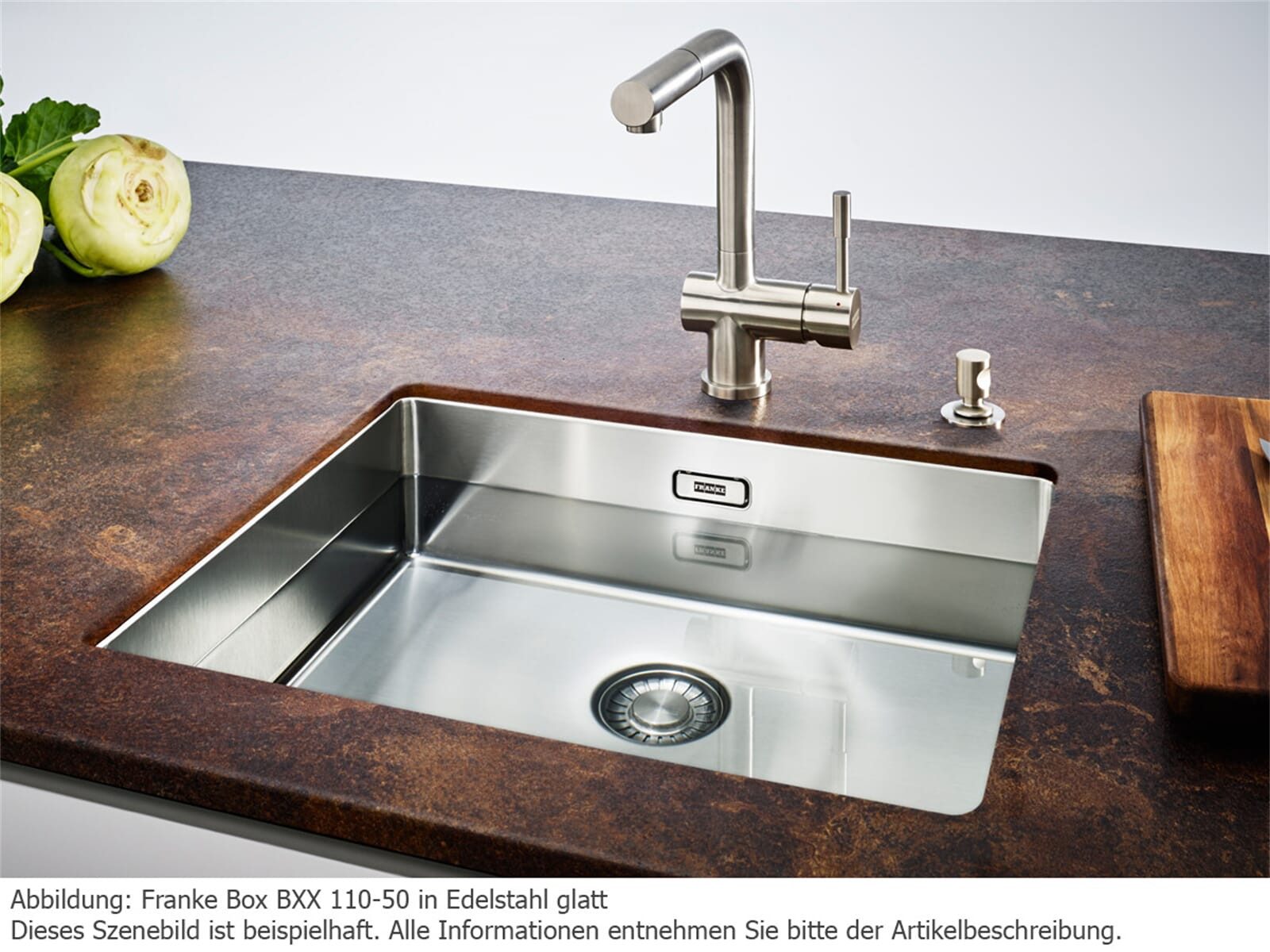 Thumbnail - FRANKE Edelstahlspüle, rechteckig, 54/45 cm, (1 St)