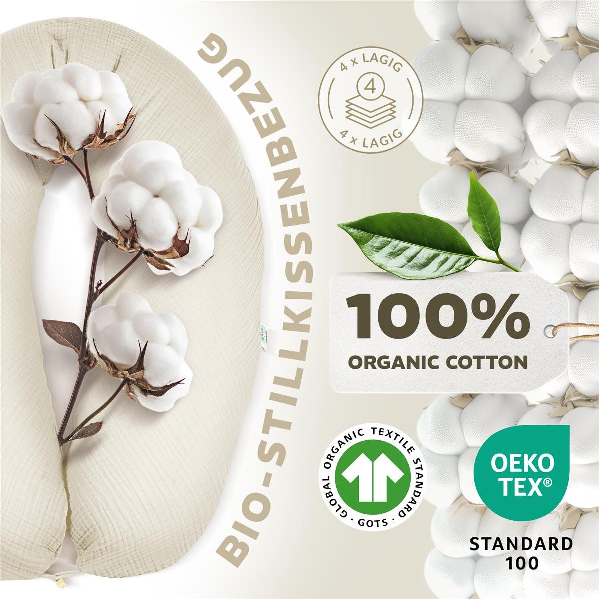 SEI Design Stillkissenbezüge Bezüg für Stillkissen Lagerungskissen Seitensc günstig online kaufen