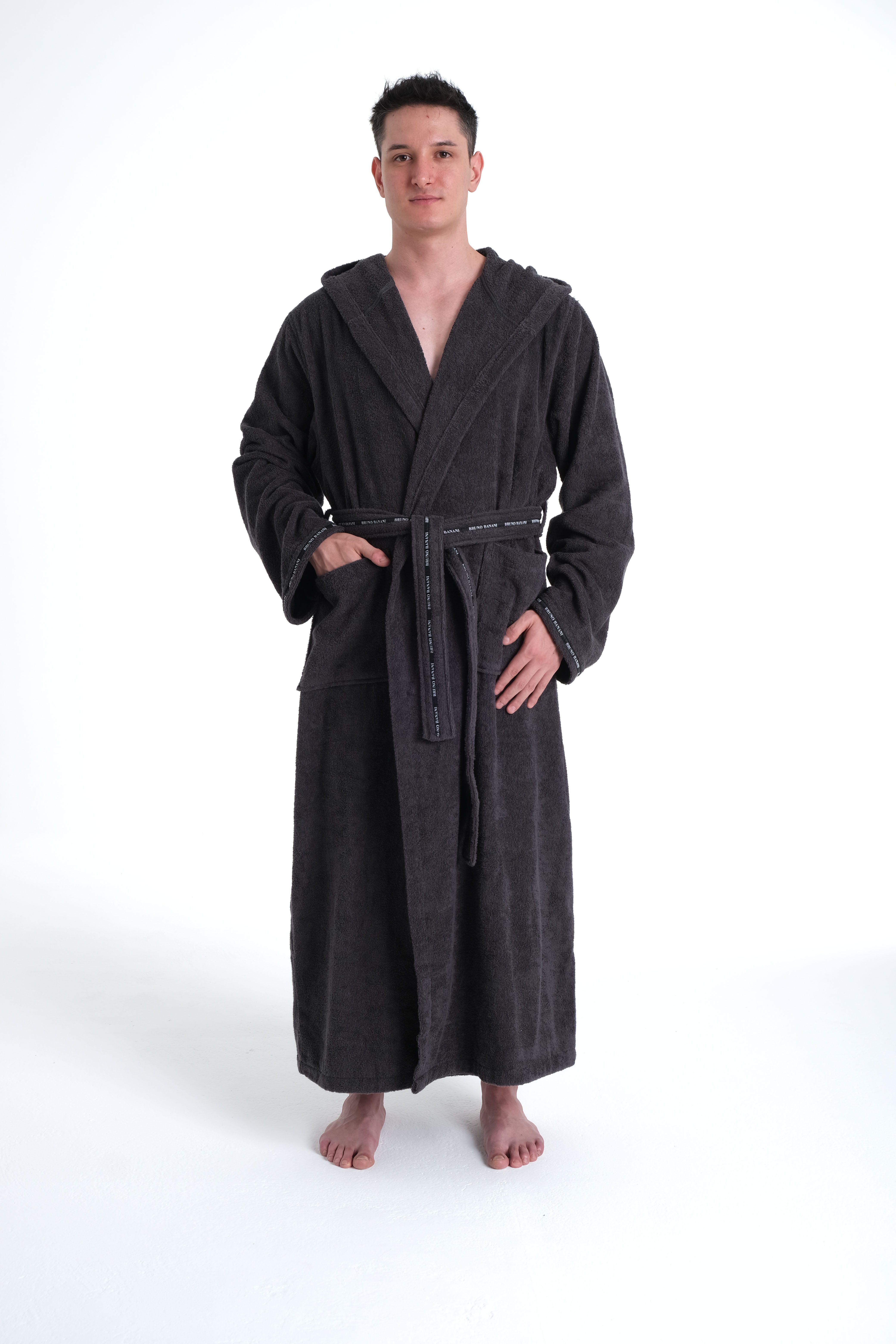 Bruno Banani Herrenbademantel »Danny« Normallänge & günstig online kaufen