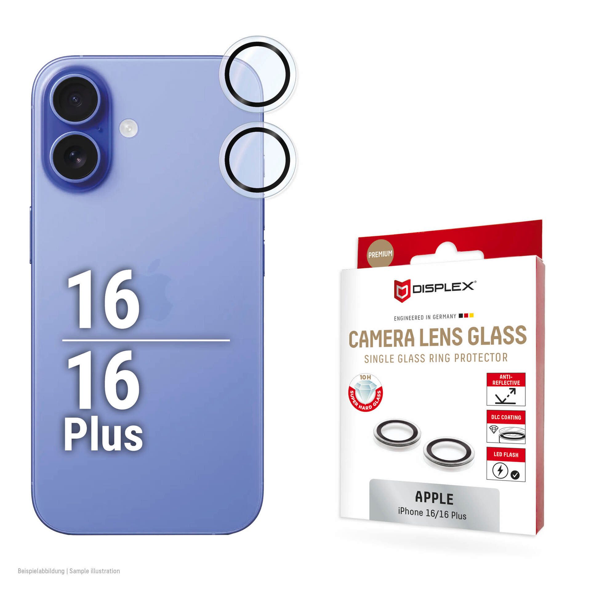 Kameraschutzglas Camera Lens Glass Single Glass Ring Protector