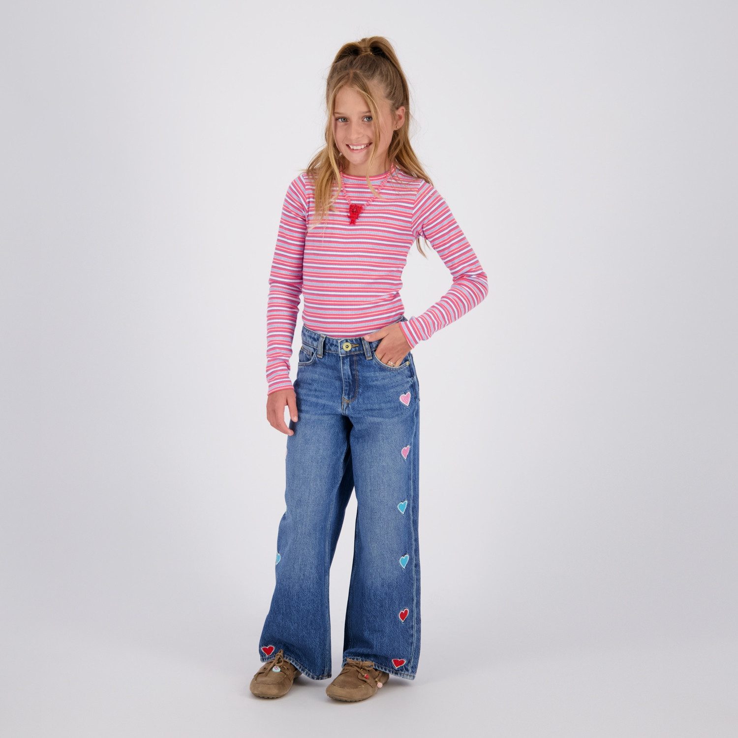 Vingino Langarmshirt im Streifen-Look / für Girls