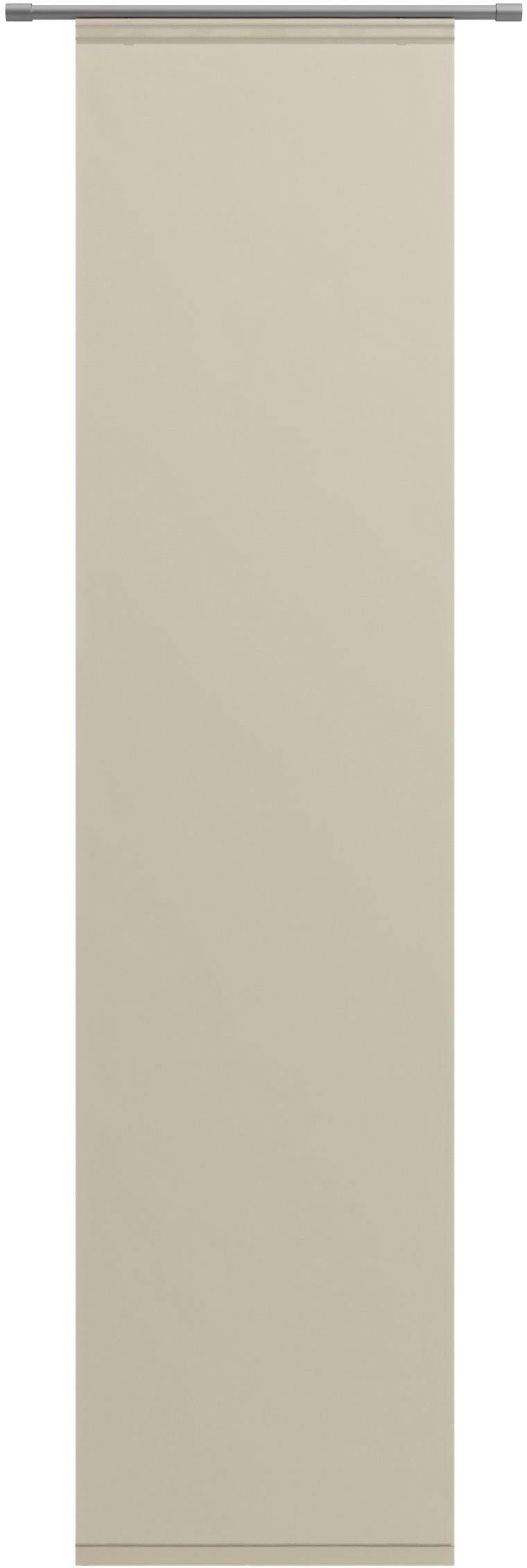 Schiebegardine Galena Uni, Neutex for you!, Klettband (1 St), halbtransparent, inkl. Befestigungszubehör, Breite: 57 cm