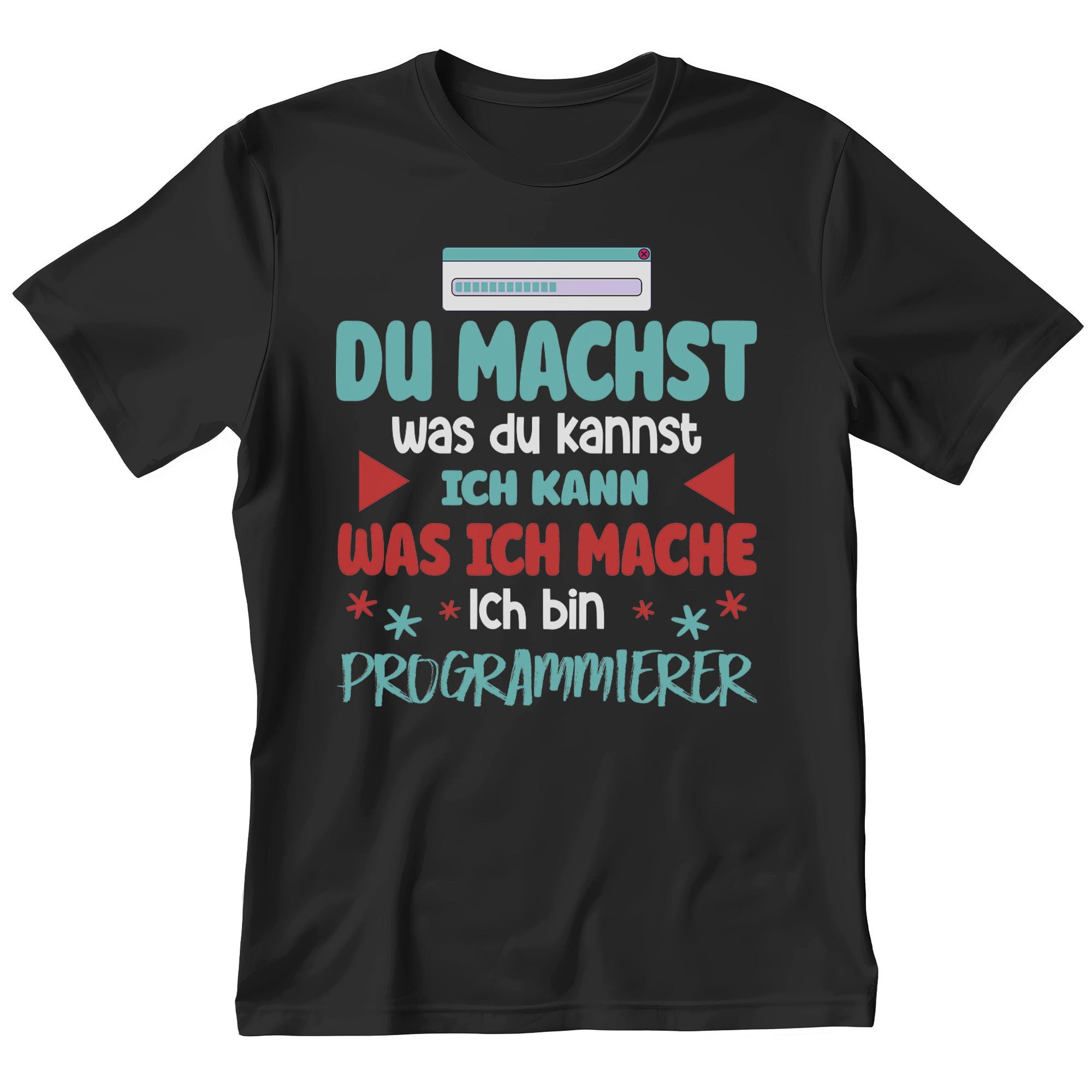 T-Shirt Programmierer Geschenk Männer Spruch Beruf Studium Abschluss