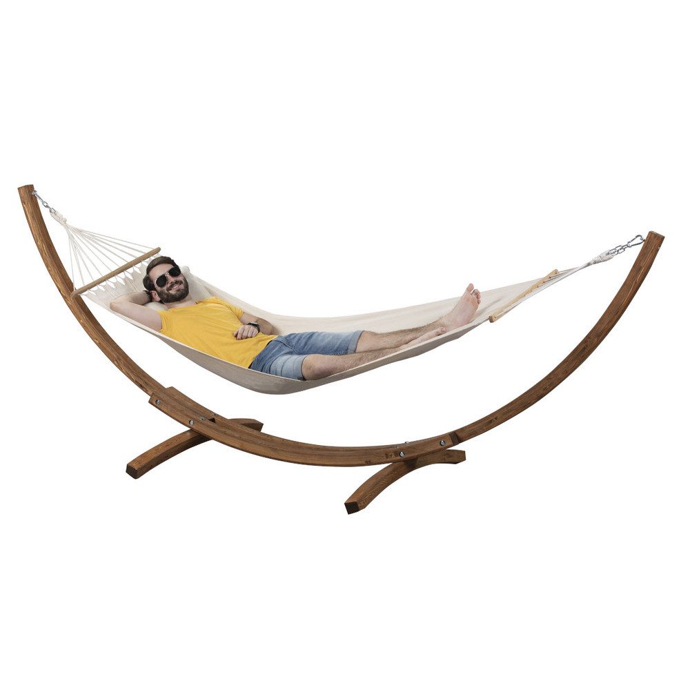 MICA Gartenlounge-Bank Hängemattengestell - aus Holz günstig online kaufen