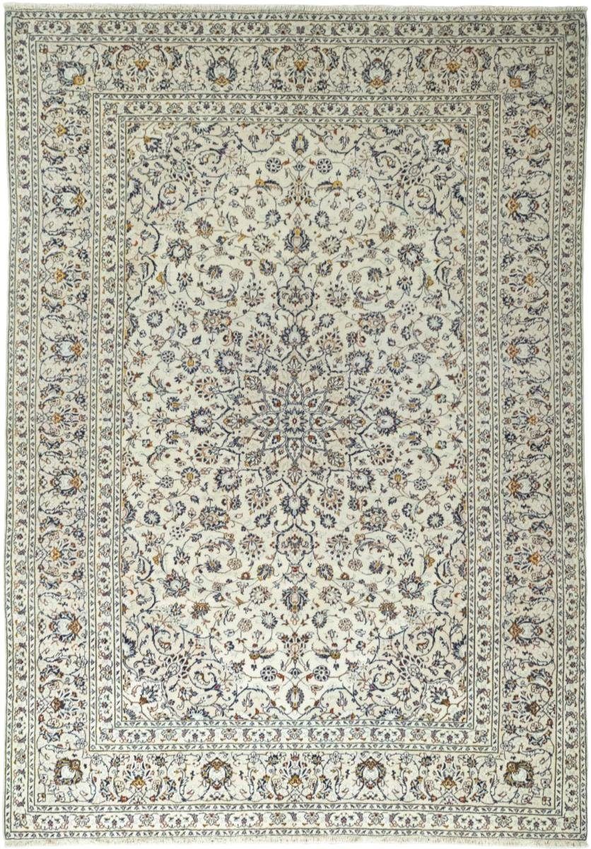 Orientteppich Keshan 243x348 Handgeknüpfter Orientteppich / Perserteppich, Nain Trading, rechteckig, Höhe: 12 mm
