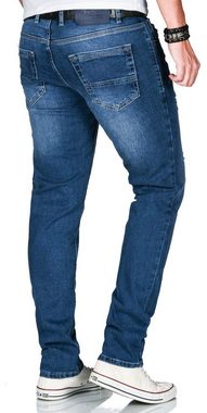 Alessandro Salvarini Slim-fit-Jeans ASCatania mit used look Effekt und mit 2% Elasthan