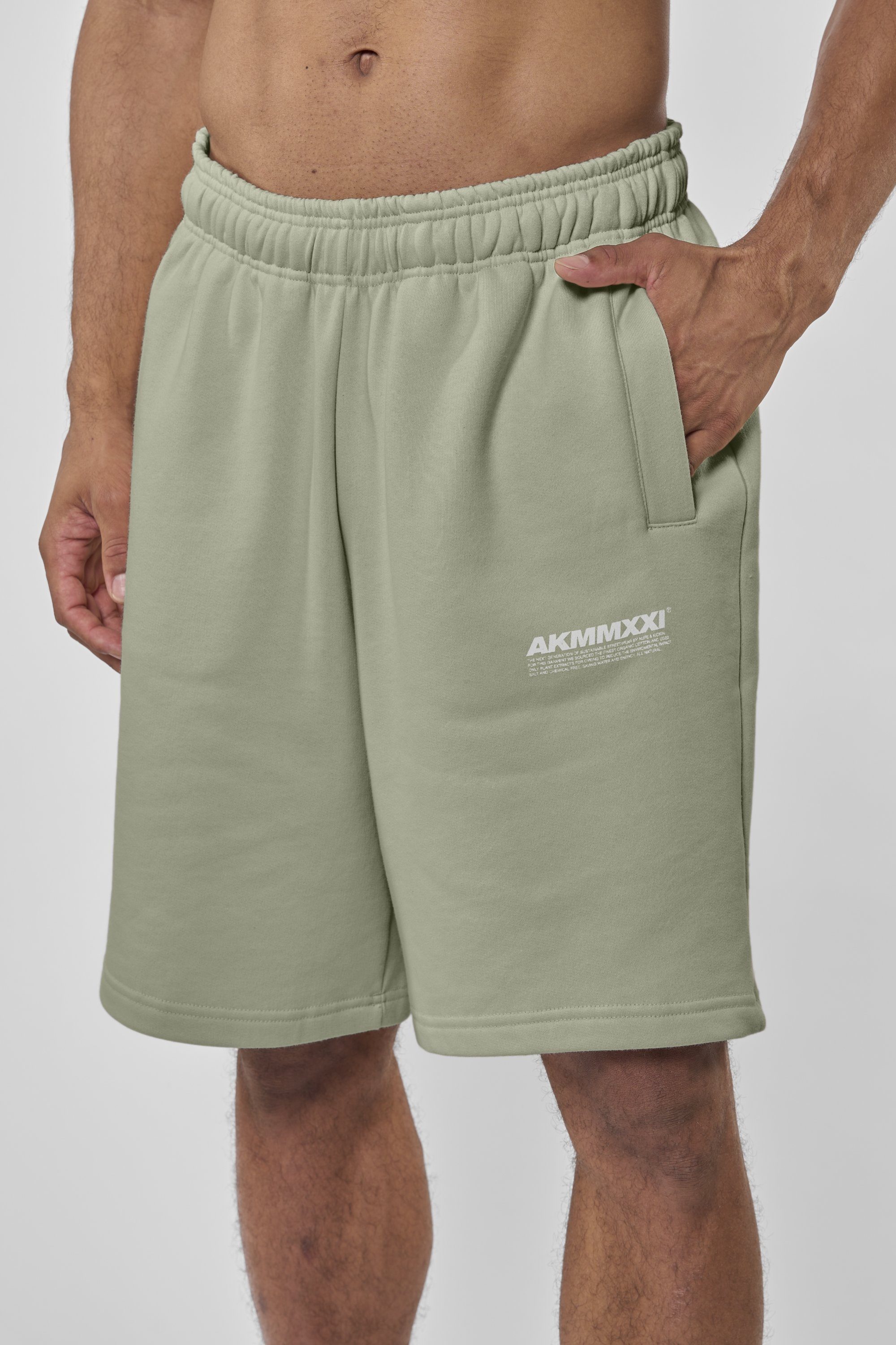 MarsAK & A olive kurze Damen Sweathose, Sweatshort Alife Hose Kickin Shorts