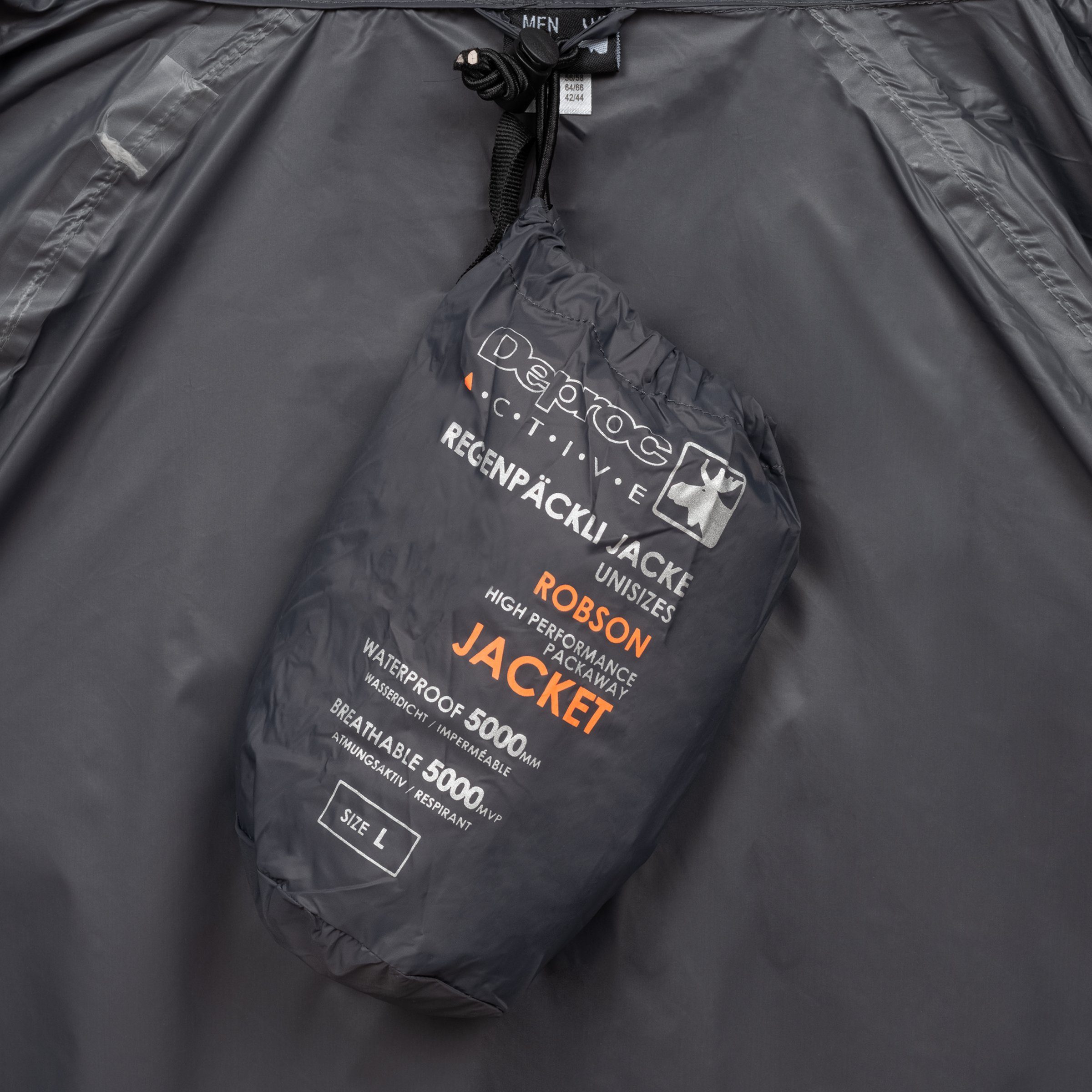 DEPROC Active Regenjacke ROBSON MEN CS II Outdoorjacke, Radjacke Auch in Großen Größen erhältlich – Bild 3 von 4
