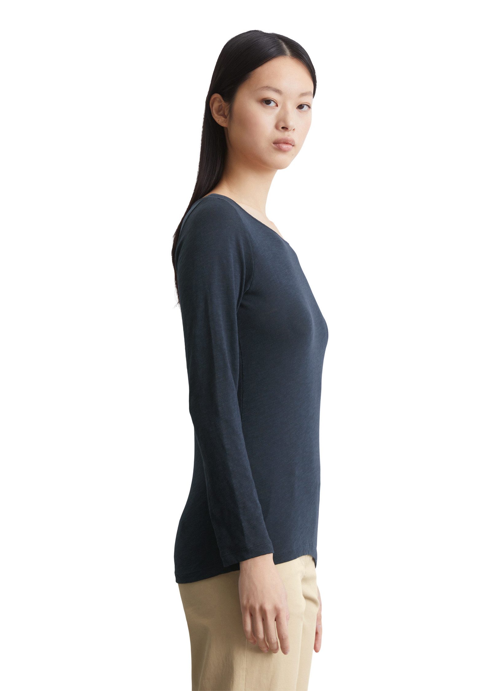Marc OPolo Langarmshirt "aus Organic Cotton" günstig online kaufen